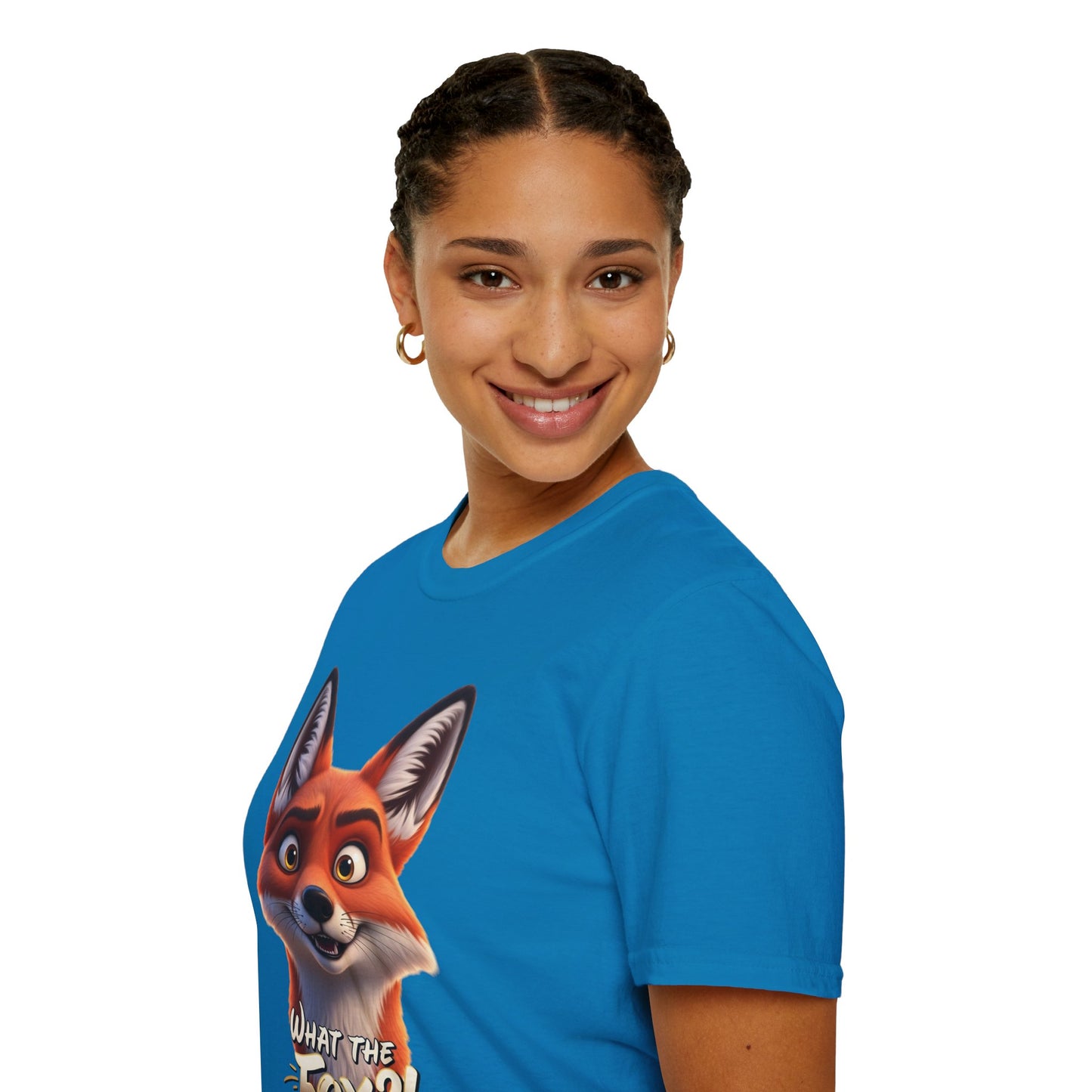 What The Fox T-Shirt, Funny Fox Graphic Tee, Animal Lover Shirt, Cute Pun Gift, Woodland Animal Top, Fun Casual Shirt For Men And Women