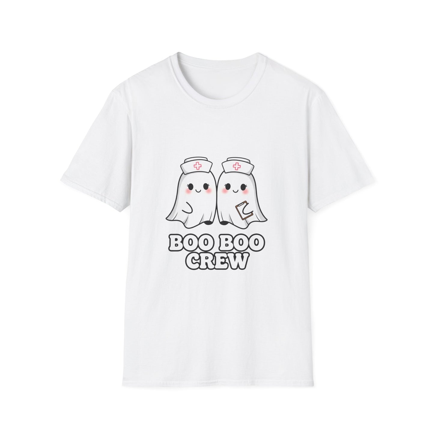 Boo Boo Crew Nurse Ghost Funny T-Shirt | Cute Medical Ghost Tee | EMT Nurse Gift | Halloween Medical Humor | Staff Crew Tee Shirt
