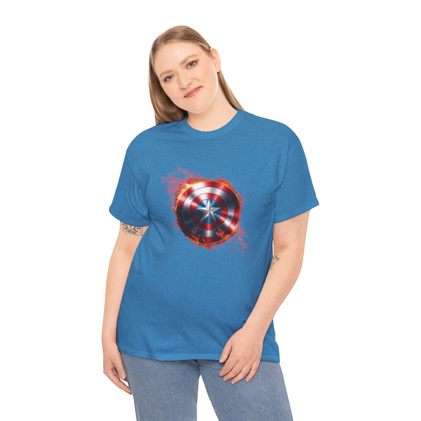 Captain America Flame Tee