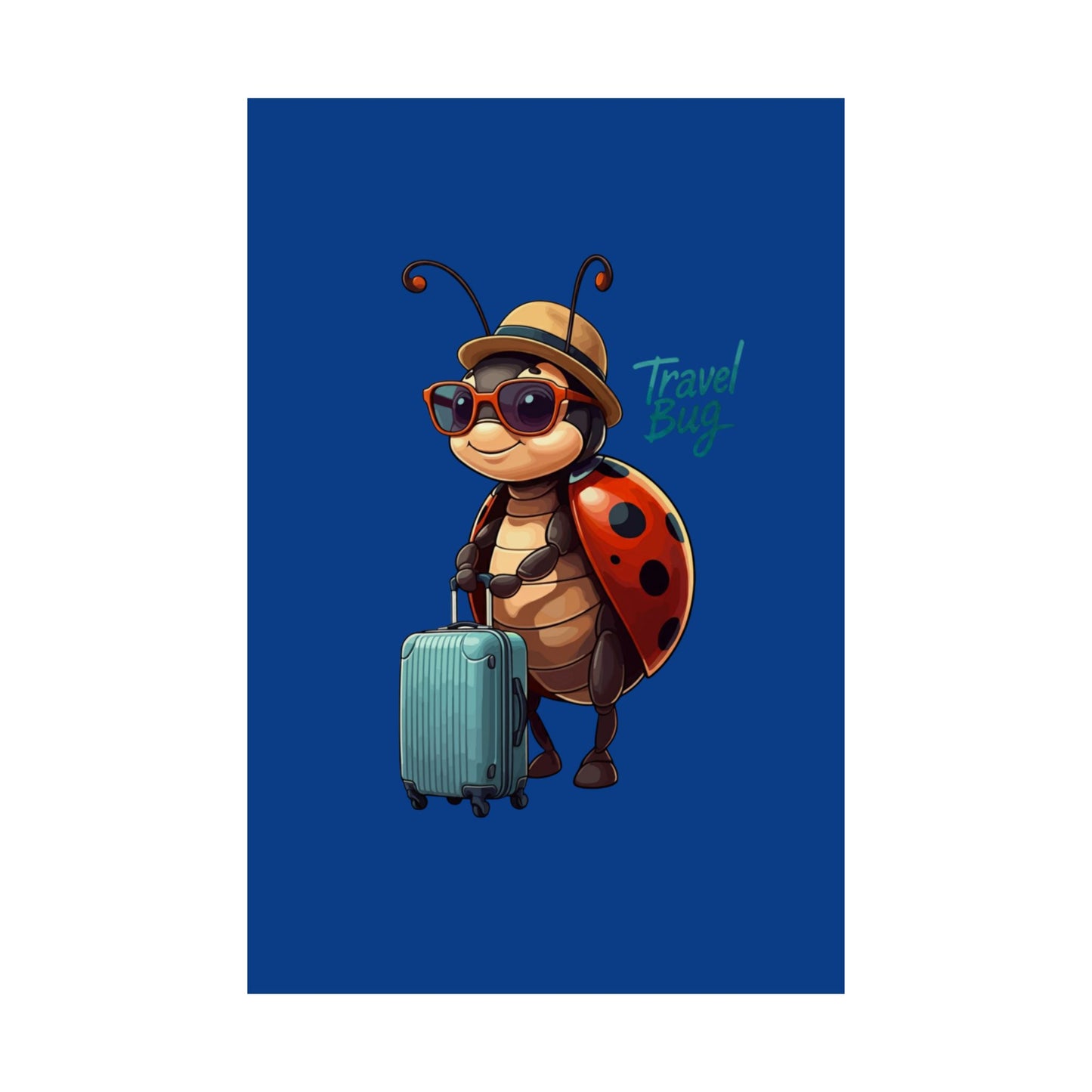 Vertical Poster - Travel Bug Ladybug