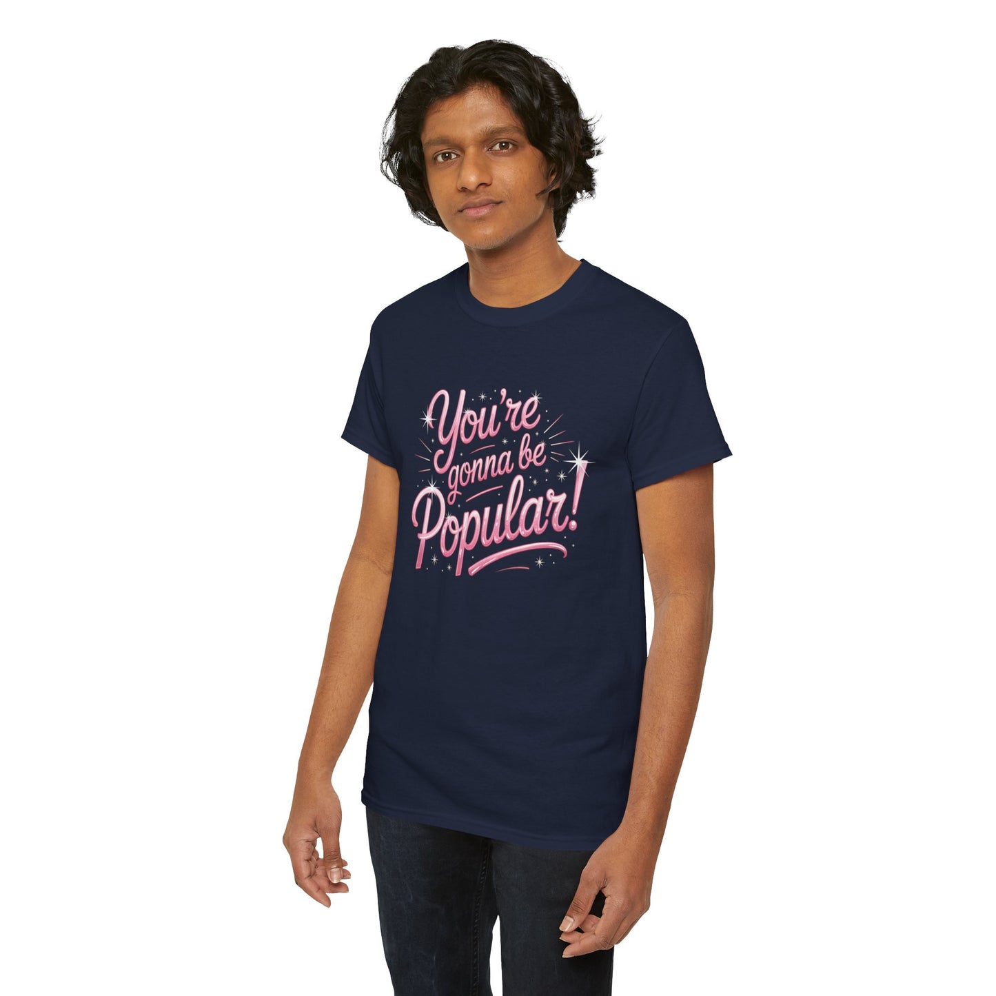You’re Gonna Be Popular Wicked Musical Tee – Broadway Quote Shirt – Funny Retro Typography T-Shirt for Theatre Fans & Musical Lovers
