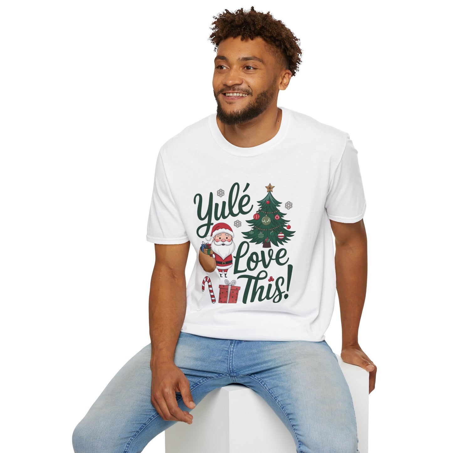 Yulé Love This Christmas T-Shirt, Funny Santa Holiday Tee, Cute Pun Xmas Shirt, Festive Unisex Top, Fun Gift For Friends And Family