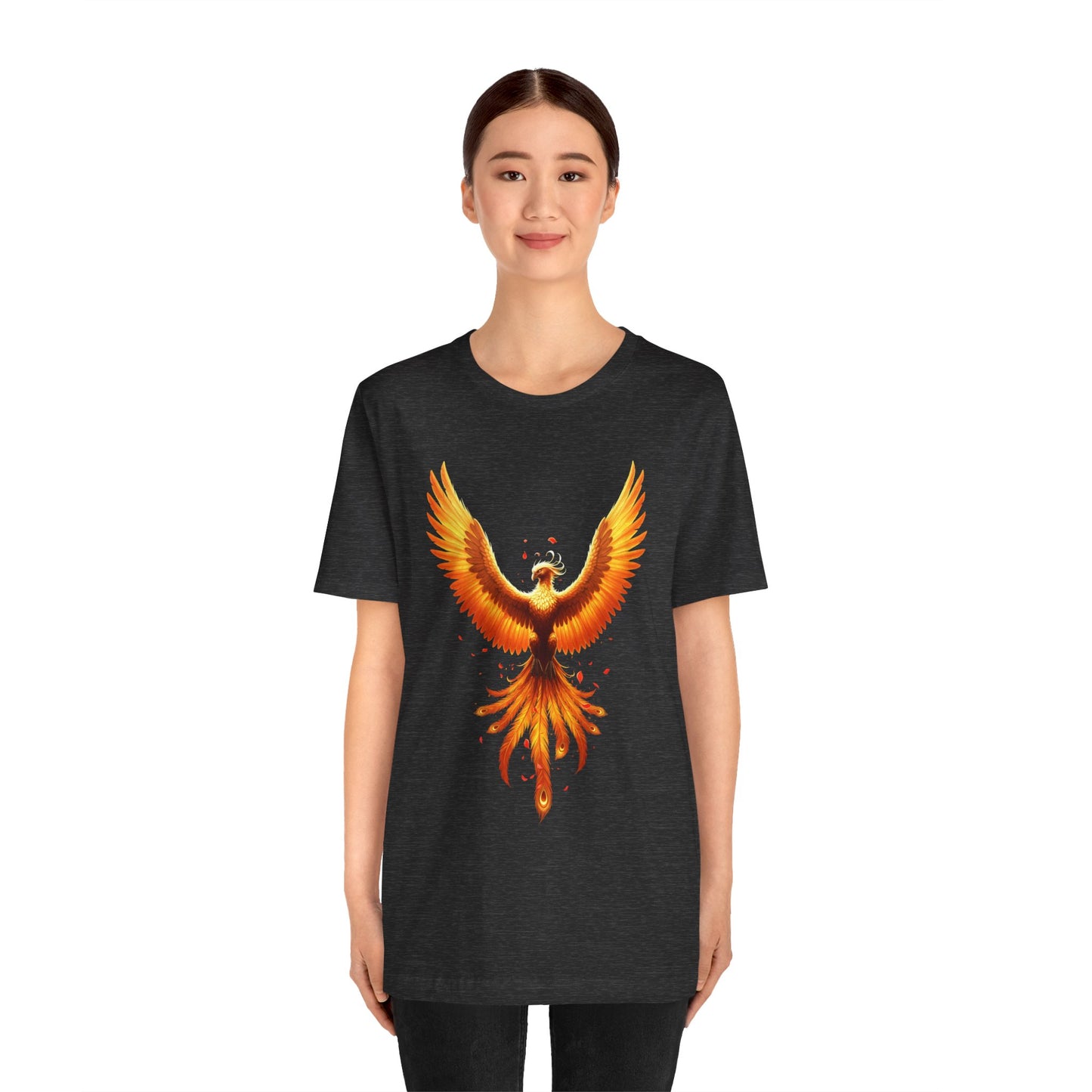 Phoenix Rising Shirt • Fiery Phoenix Graphic Tee • Rebirth Transformation Myth Shirt • Firebird Art Tee • Unisex Gift Tee XS‑5XL