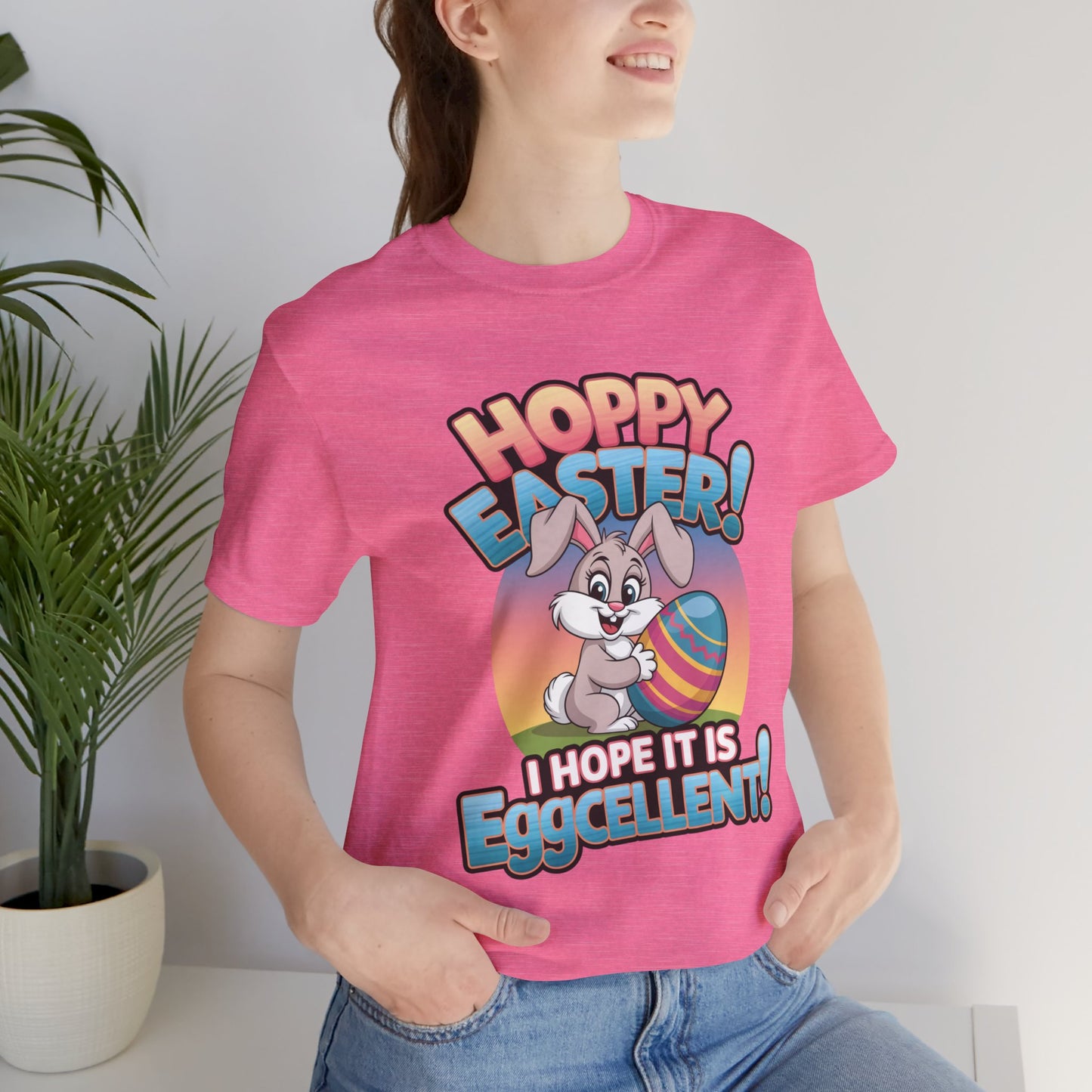 Happy Easter Unisex Tee Easter Shirt Easter Bunny T Shirt Easter Apparel Easter Bunny Outfit