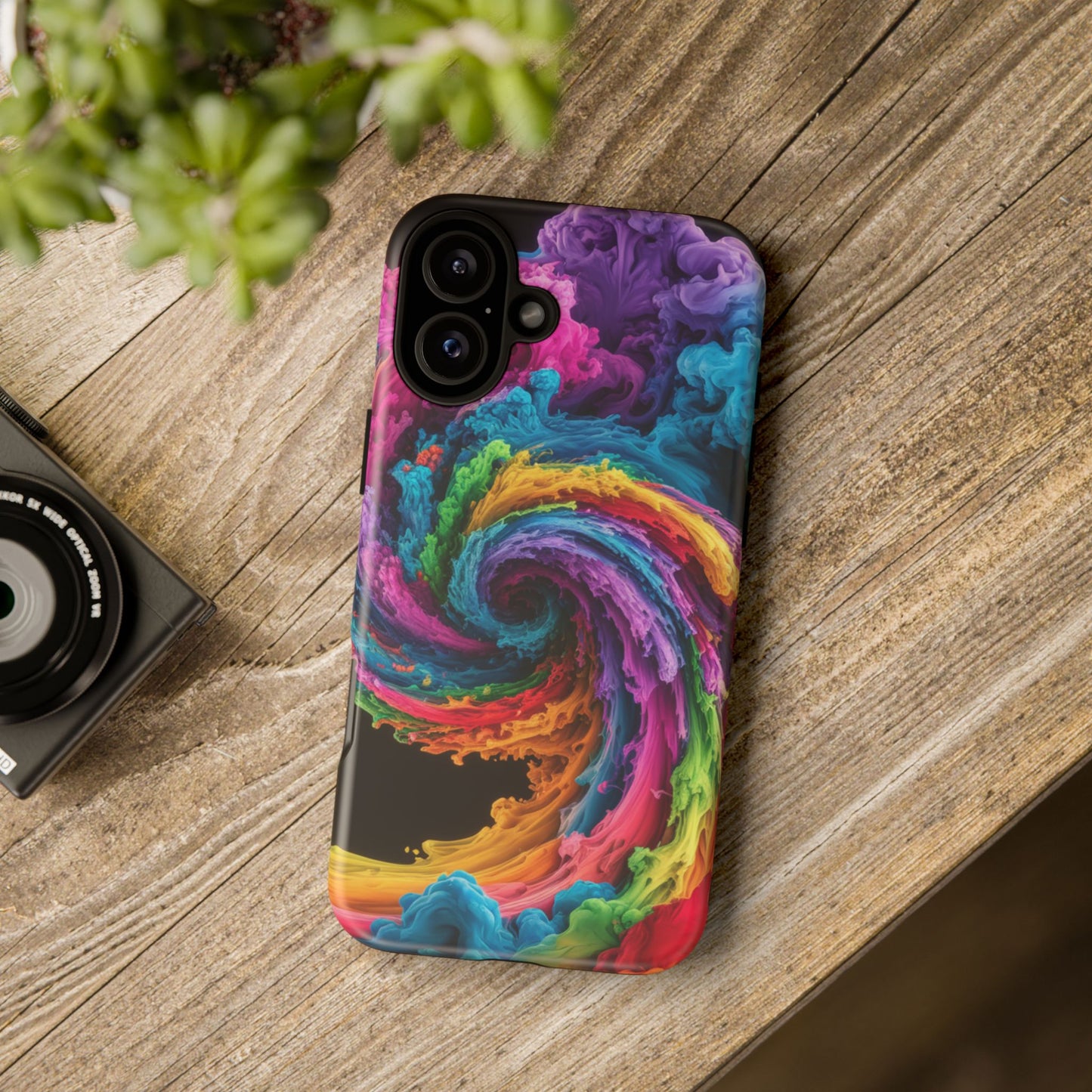 iPhone Case - Colorful Swirl Design