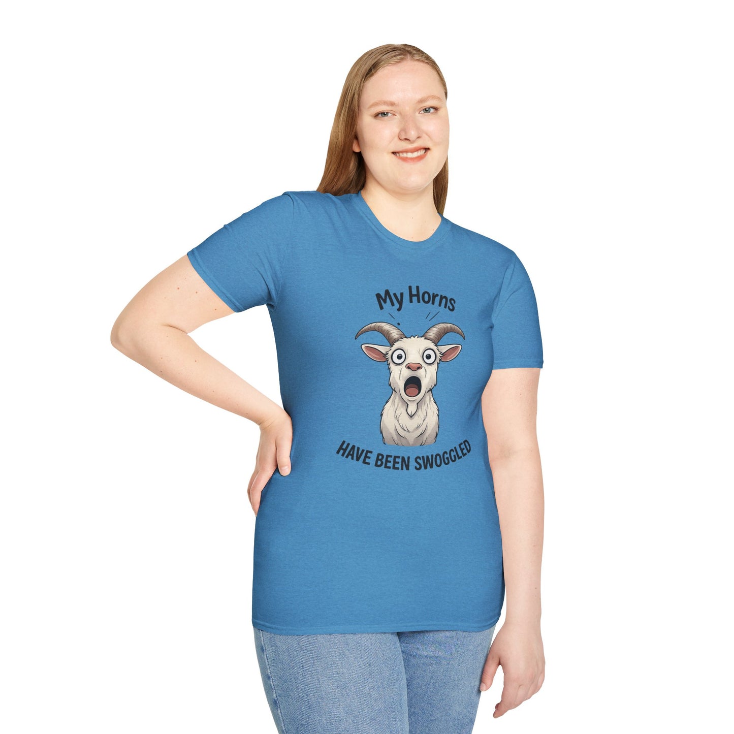 Funny Goat Shirt, Hornswoggled Shirt, My Horns Have Been Swoggled, Goat Pun T Shirt, Animal Humor Tee, Silly Wordplay Shirt