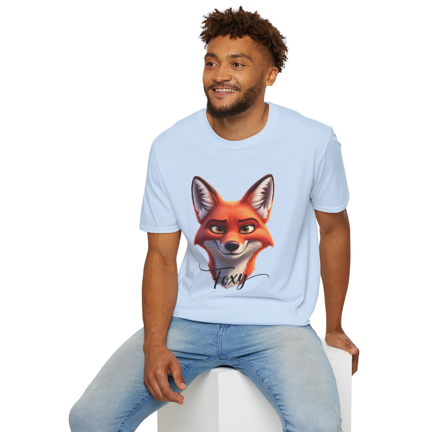 Foxy T-Shirt, Cute Fox Graphic Tee, Animal Lover Shirt, Fun And Confident Top, Playful Pun Gift, Soft Cotton Tee For Everyday Wear