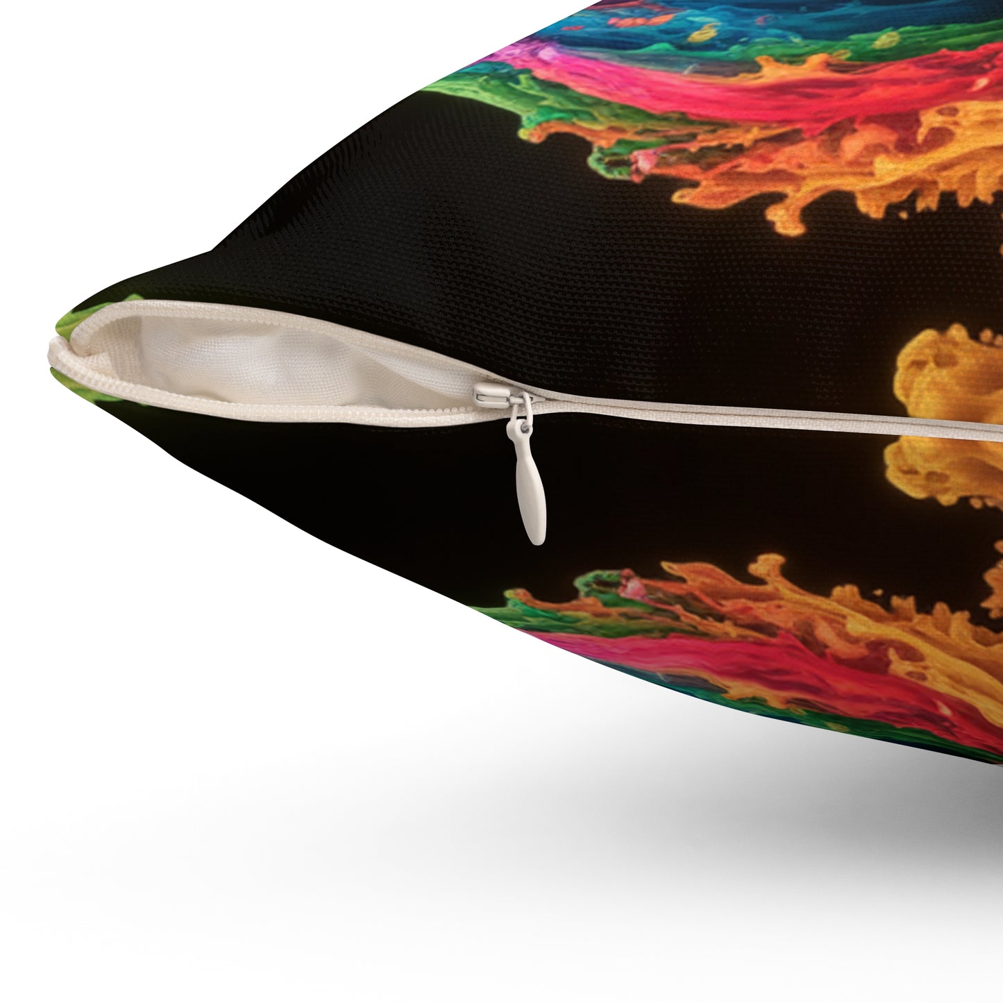 Colorful Swirl Pillow