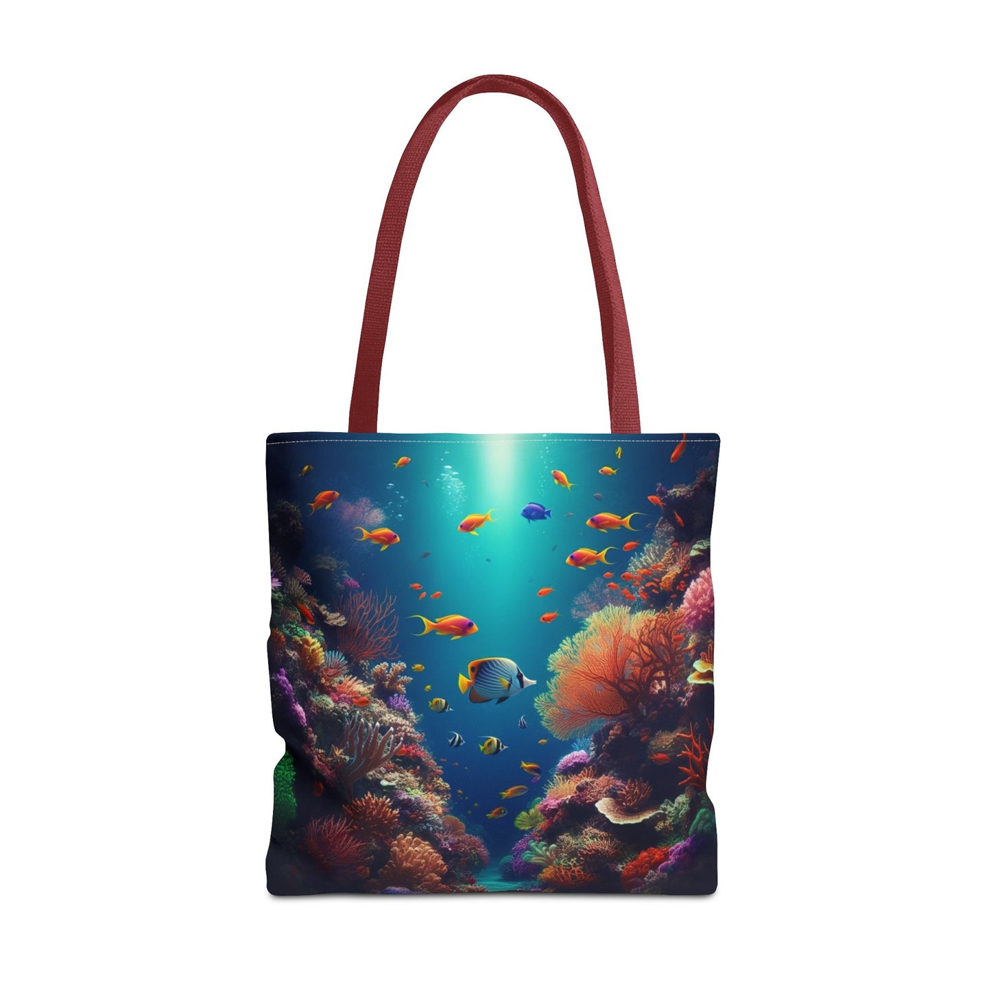 Coral Reef Illustrated Tote Bag