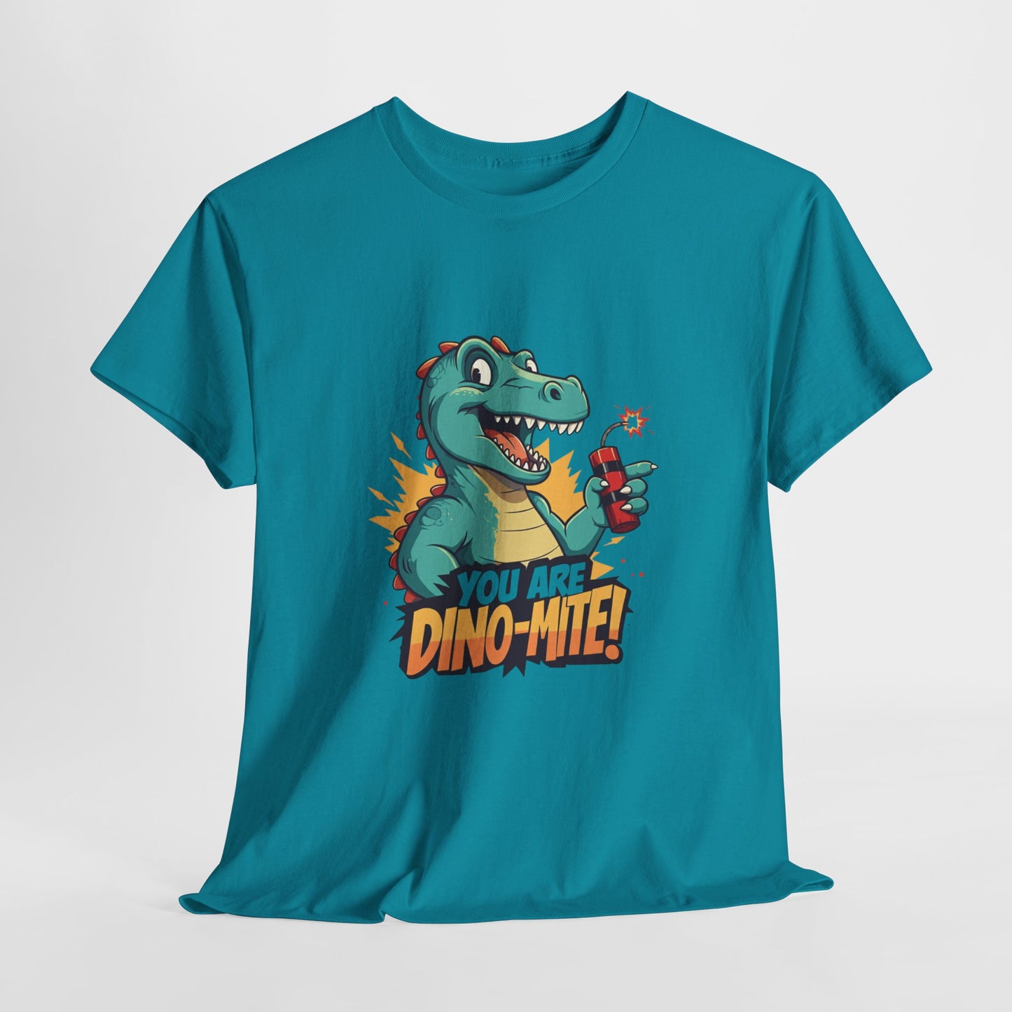 You Are Dino-Mite T-Shirt – Funny Dinosaur Graphic Tee | Cute T-Rex Shirt for Kids & Adults | Unisex Dino Lover Gift | Explosion Design