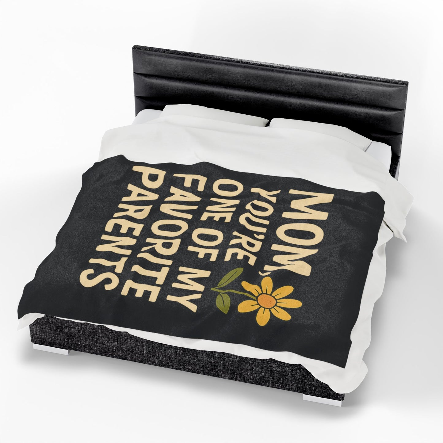 Velveteen Plush Blanket - Mom You're One of My Favorite Parents Mother's Day Throw Blanket Mom Decor