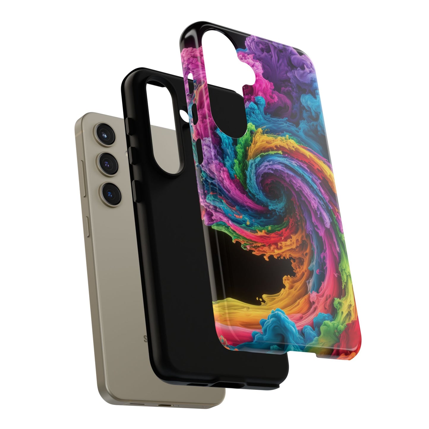 Phone Case - Colorful Swirl Design for Samsung Galaxy
