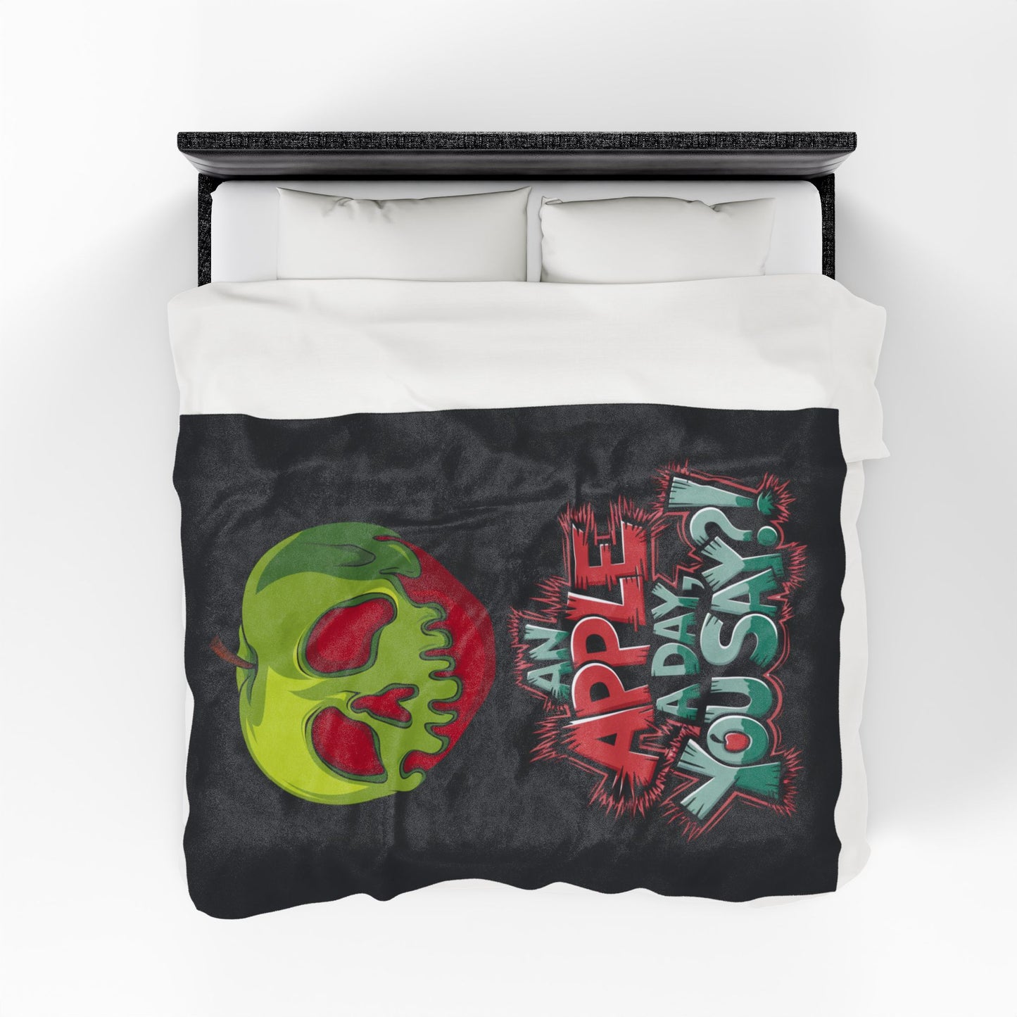 Plush Blanket - Poison Apple Design for Cozy Nights