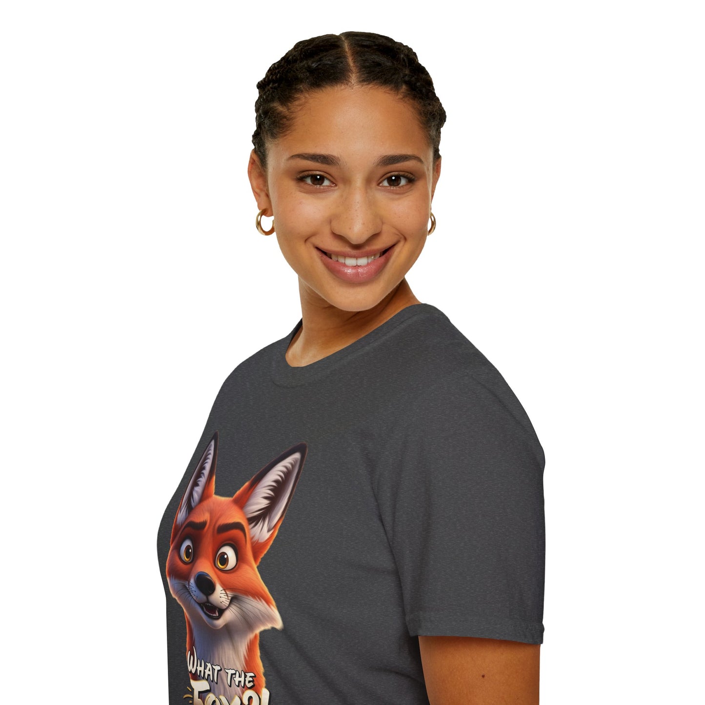 What The Fox T-Shirt, Funny Fox Graphic Tee, Animal Lover Shirt, Cute Pun Gift, Woodland Animal Top, Fun Casual Shirt For Men And Women