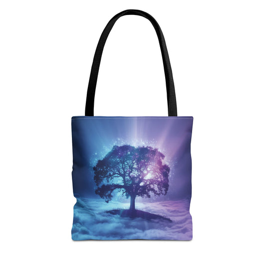 Tree Clouds Tote Bag