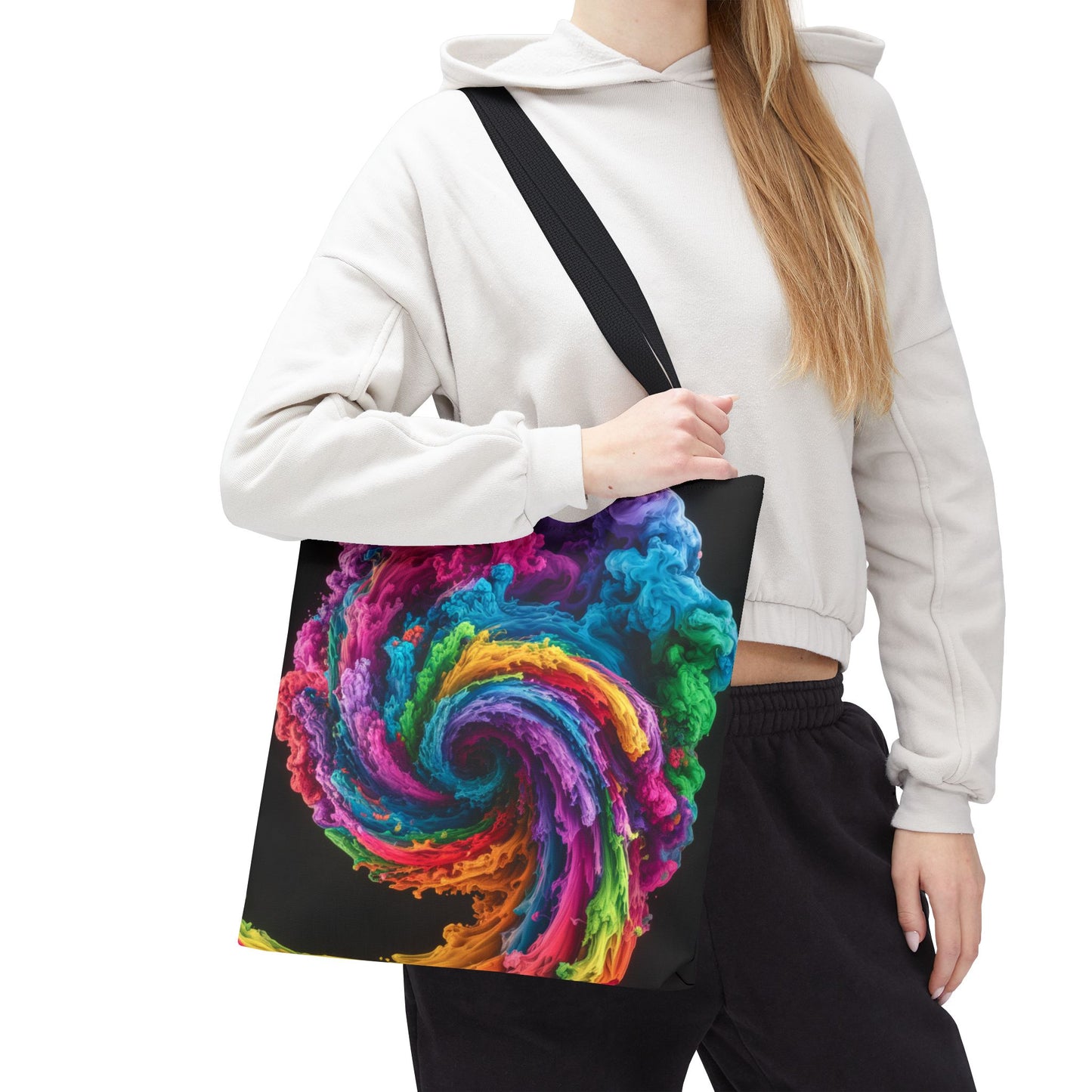 Colorful Swirl Tote Bag