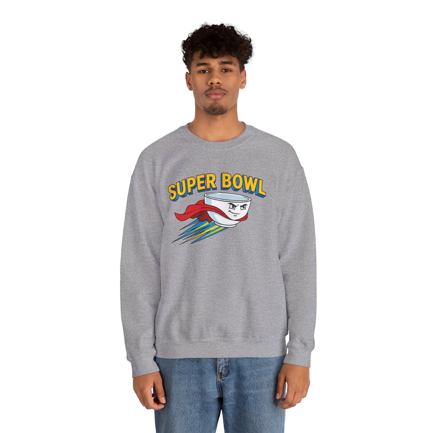 Super Bowl Sweatshirt, Funny Super Bowl Shirt, Football Party Sweatshirt, Game Day Crewneck, Bowl Pun Sweatshirt, Unisex Graphic Crew