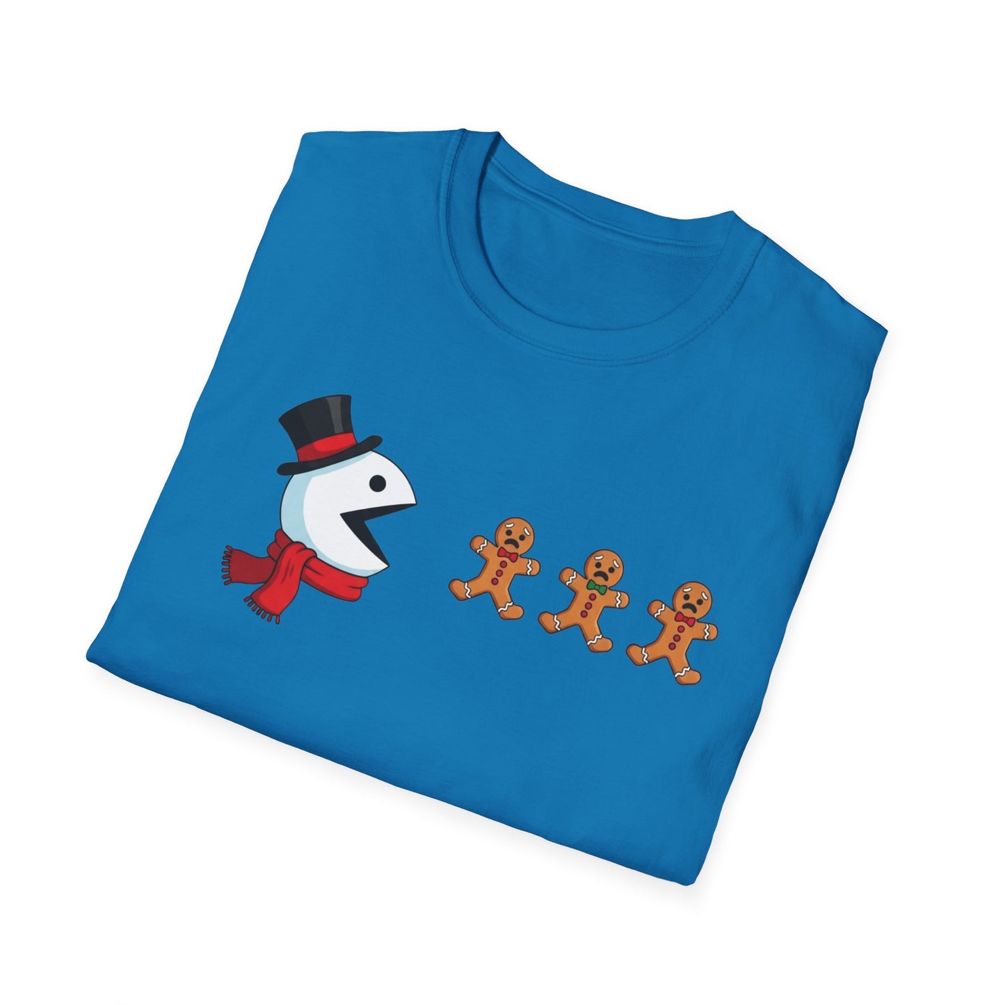 Funny Snowman And Gingerbread T-Shirt, Cute Christmas Tee, Holiday Humor Shirt, Festive Graphic Tee For Men And Women, Winter Gift Idea