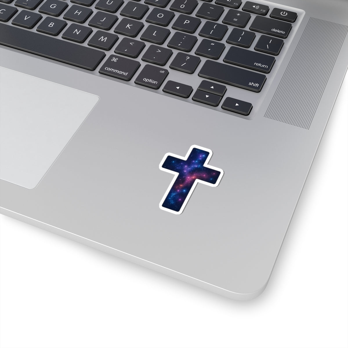 Galactic Cross Kiss-Cut Stickers Spiritual Decal Christian Sticker Easter Decor Religious Cross Sticker Gift for Believers