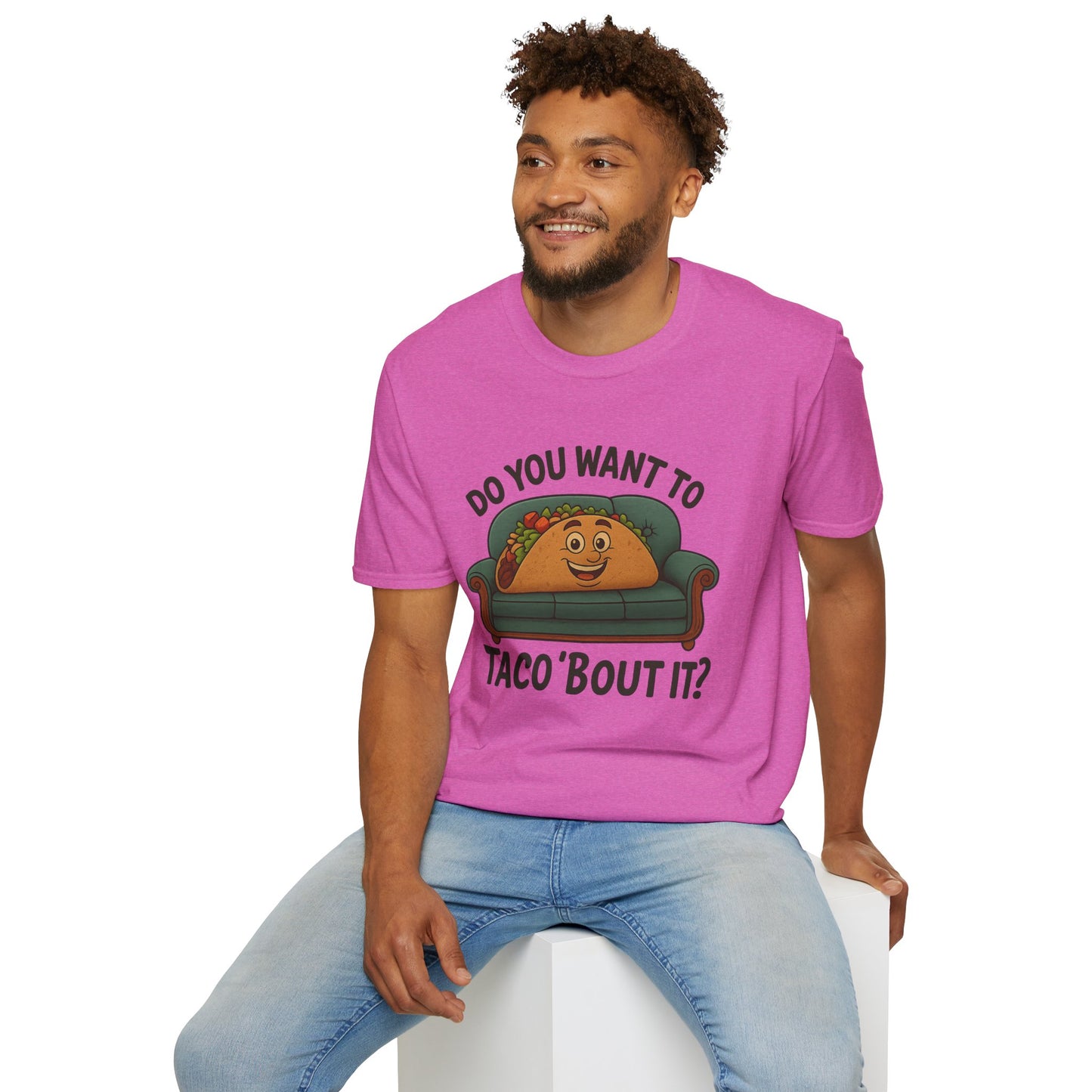 Do You Want to Taco ‘Bout It? Funny Taco Shirt - Cute Foodie Tee - Pun Humor Gift - Food Lover T-Shirt - Cinco de Mayo Outfit