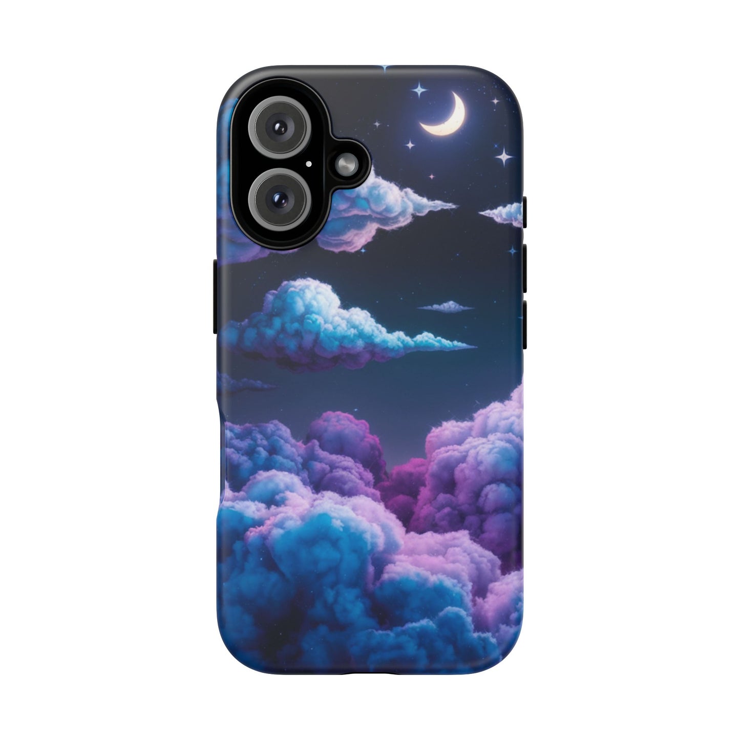 Dreamy Clouds & Moon Tough iPhone Case
