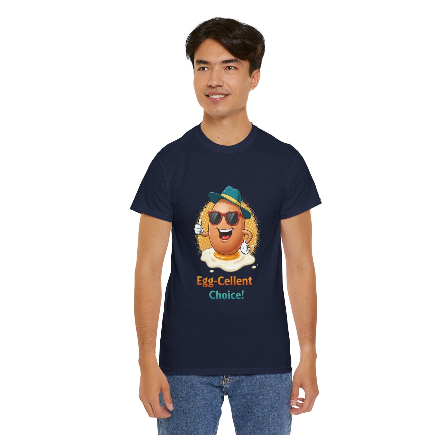 Funny Egg Shirt | Egg-Cellent Choice T-Shirt | Pun Food Tee | Breakfast Lover Gift | Cool Cartoon Egg Shirt | Dad Joke Shirt