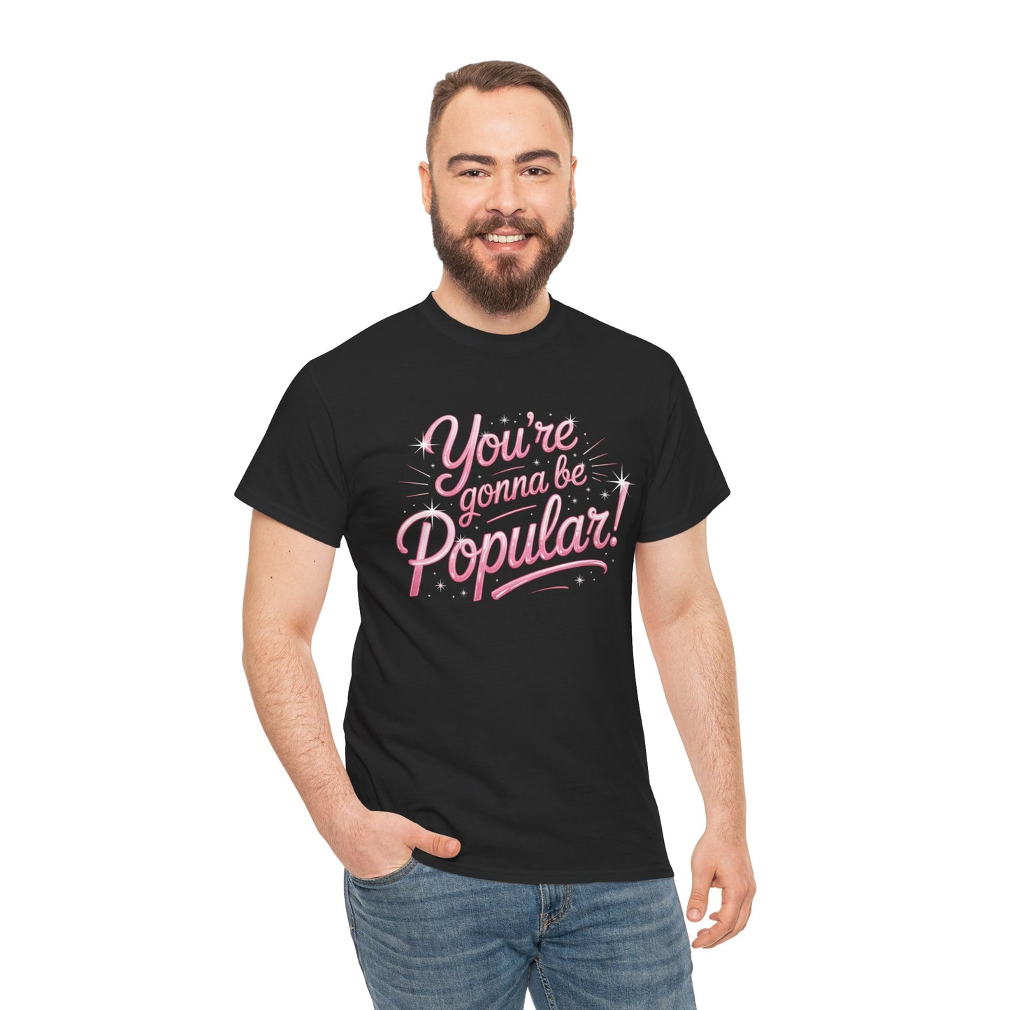 You’re Gonna Be Popular Wicked Musical Tee – Broadway Quote Shirt – Funny Retro Typography T-Shirt for Theatre Fans & Musical Lovers
