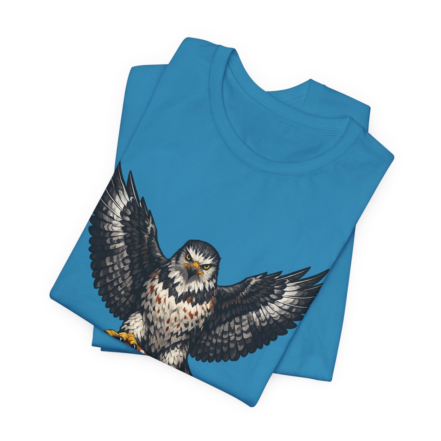 Hawk Football Shirt, Hawk Holding Football T Shirt, Hawk Mascot Tee, Football Bird Of Prey Shirt, Game Day Sports Tee, Hawk Fan Gift