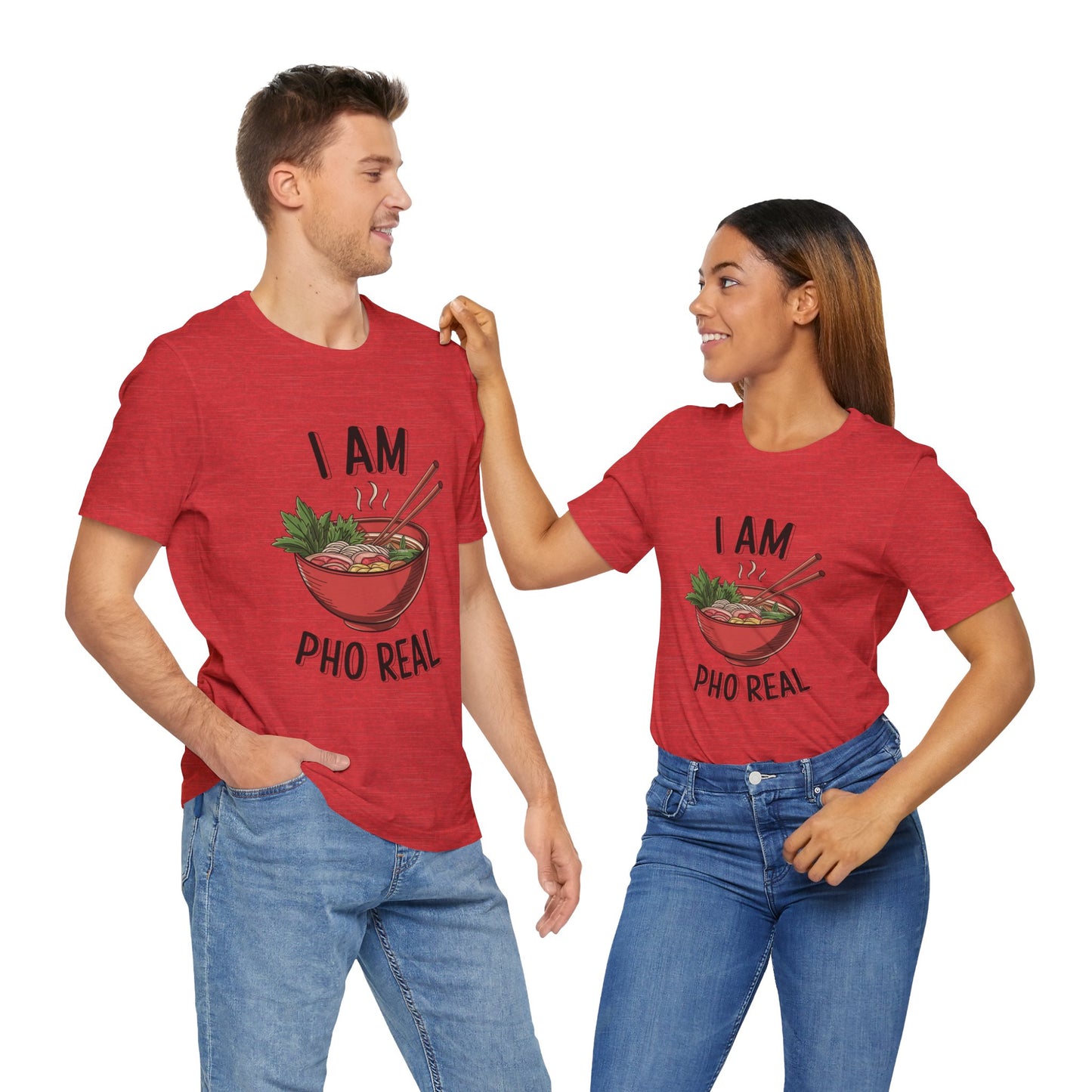 I Am Pho Real T-Shirt | Funny Pho Noodle Bowl Tee, Vietnamese Food Pun Shirt, Ramen & Noodle Lover Gift, Cute Asian Cuisine Graphic Top