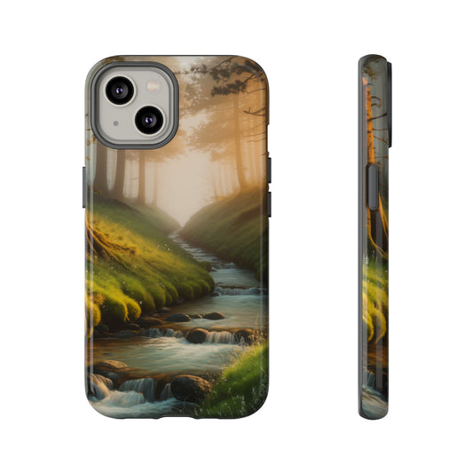 Nature Stream iPhone Case Forest Phone Case Stream iPhone Case Nature Phone Case