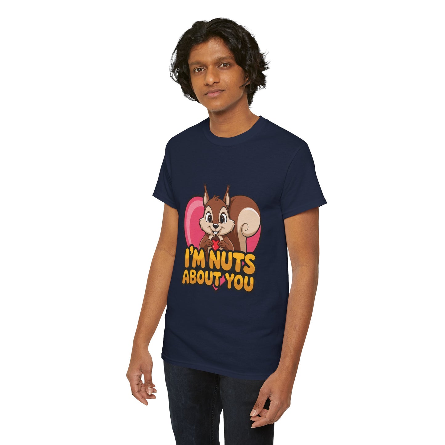 I’m Nuts About You Shirt, Funny Valentine Shirt, Squirrel Love T Shirt, Cute Animal Pun Tee, Valentine Gift For Him Her