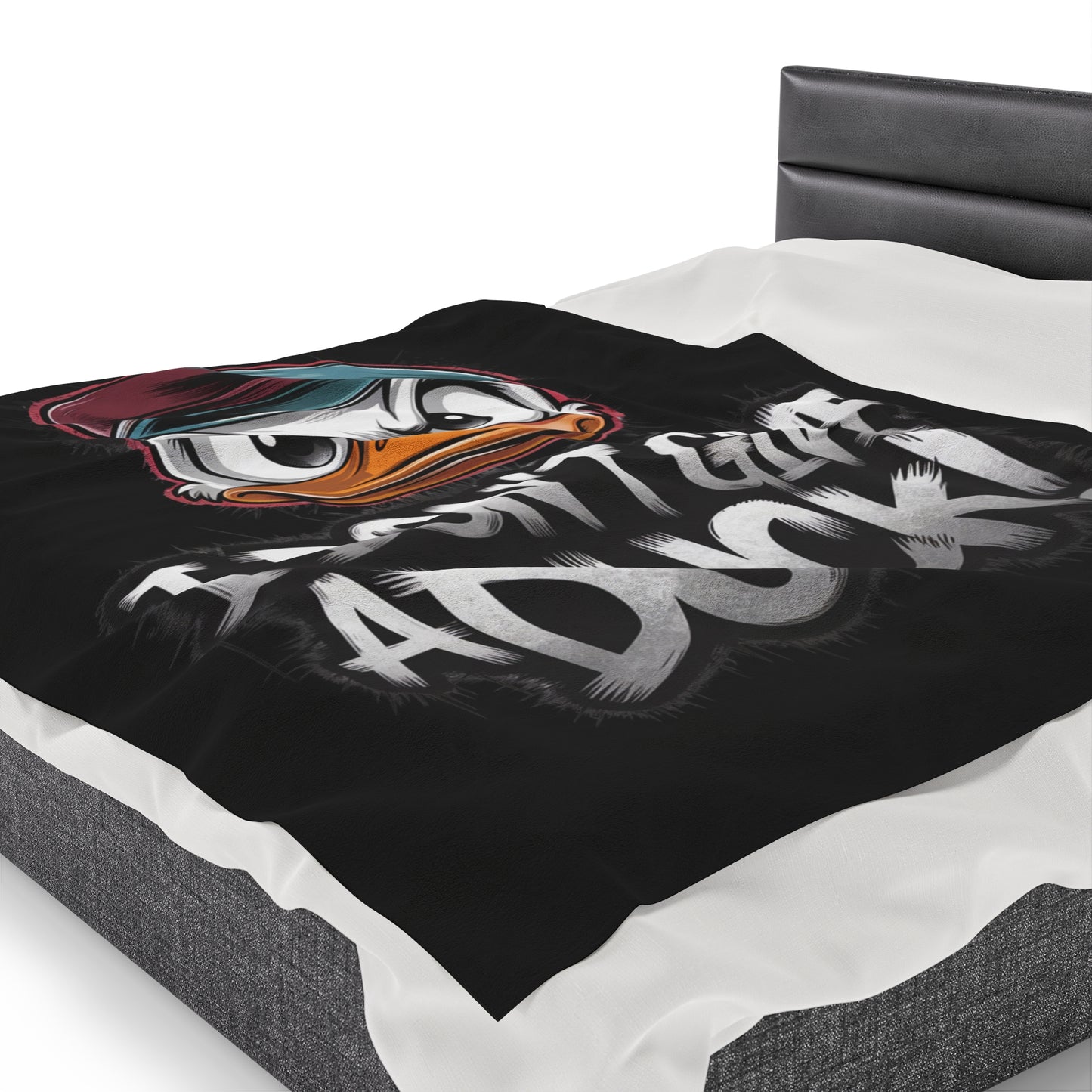 I Don't Give a Duck Angry Duck Blanket