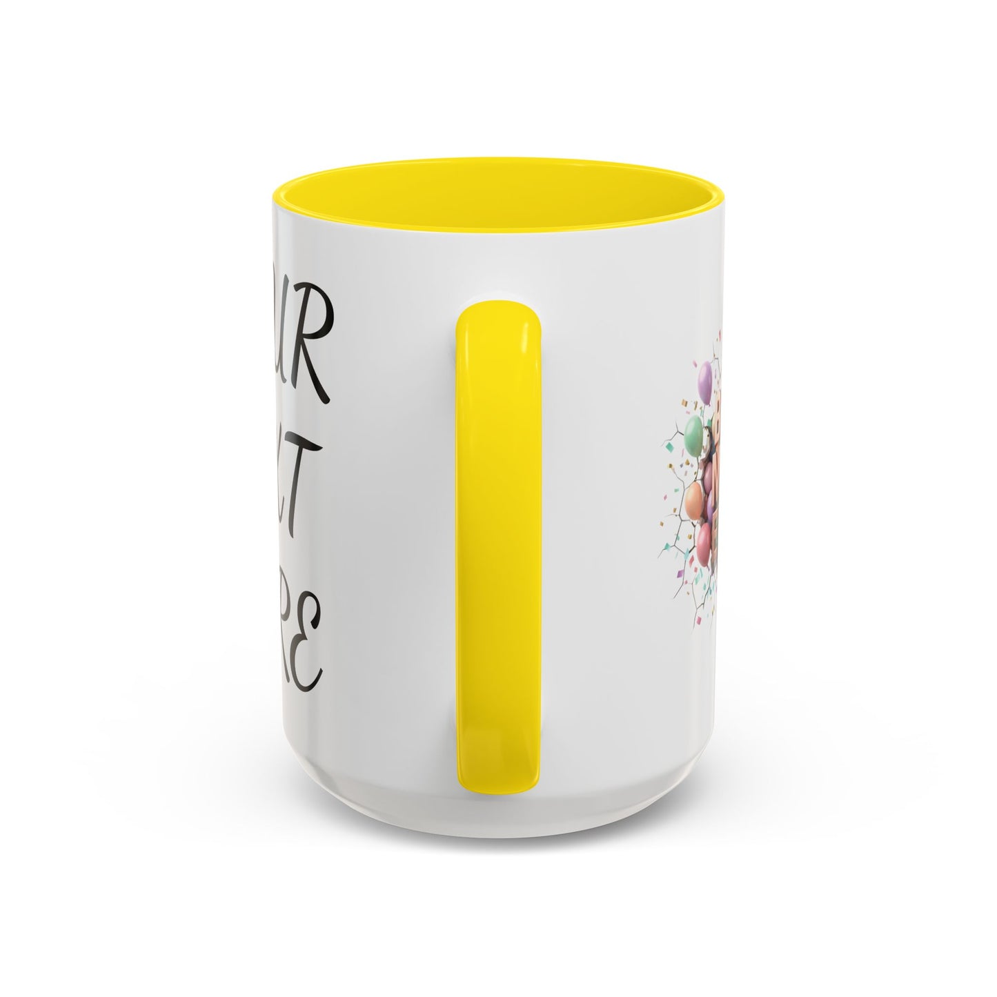 Personalized Mom Mug, Best Mom Ever Gift, Custom Name Coffee Cup, 3D Balloon Design, Mothers Day Gift, New Mom Gift 2025, Custom Mug