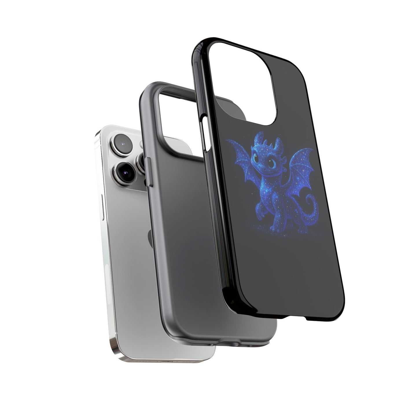 Galaxy Dragon iPhone Case - Cute Fantasy Star Phone Cover for iPhone Phones | Gift for Dragon Lover | Cosmic Creature Art