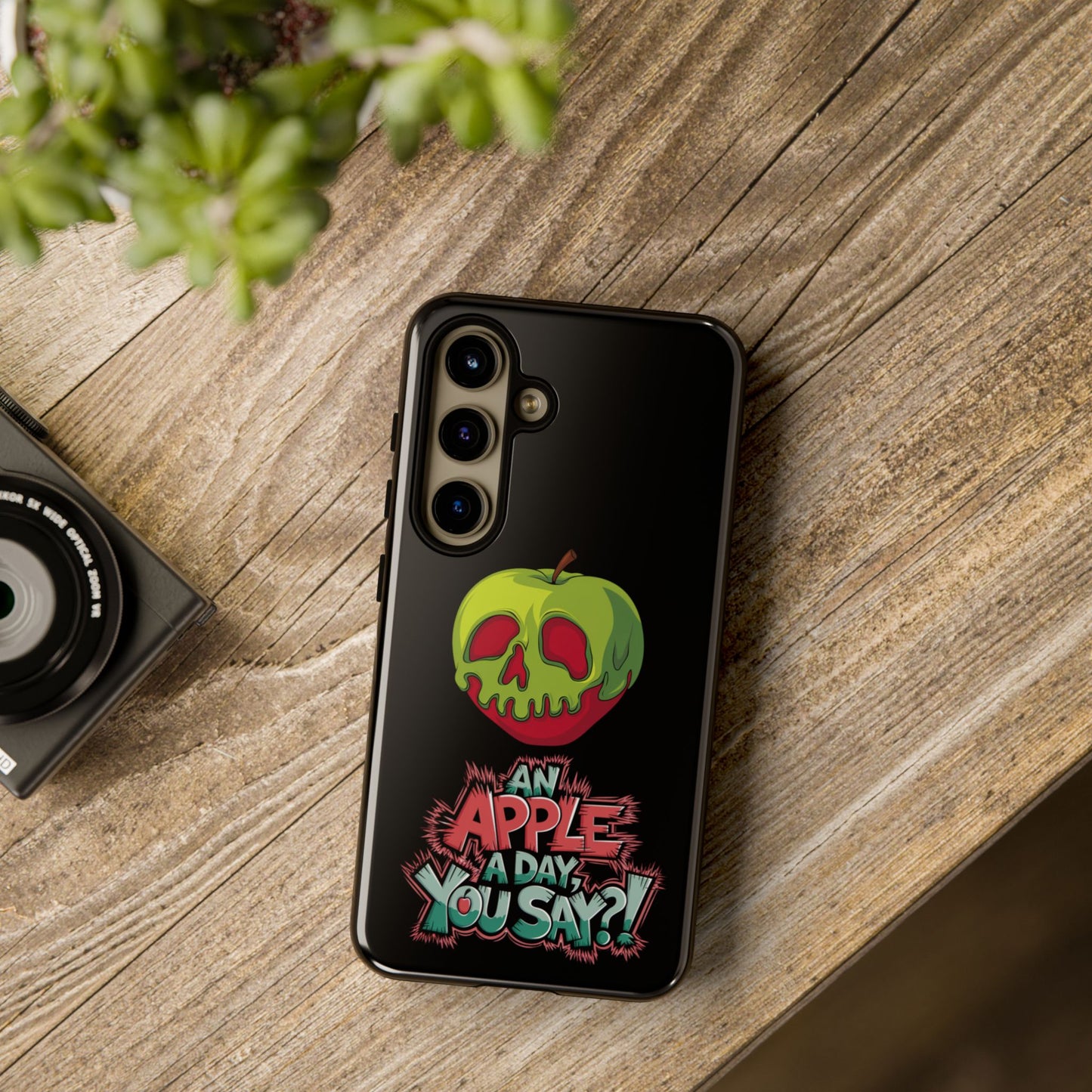 Samsung Galaxy Tough Case - Poison Apple 'An Apple a Day You Say'