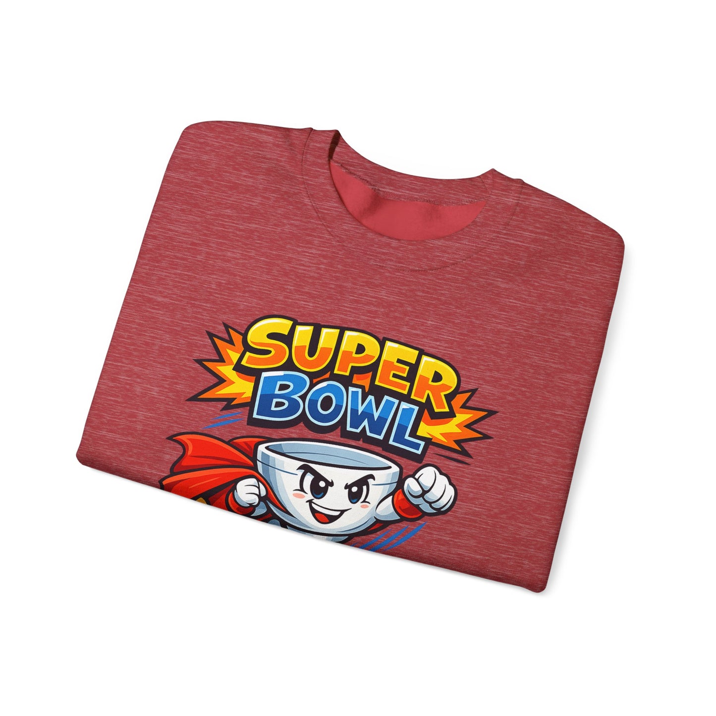 Super Bowl Sweatshirt, Funny Super Bowl Crewneck, Football Party Sweatshirt, Game Day Pullover, Bowl Pun Shirt, Unisex Graphic Crew