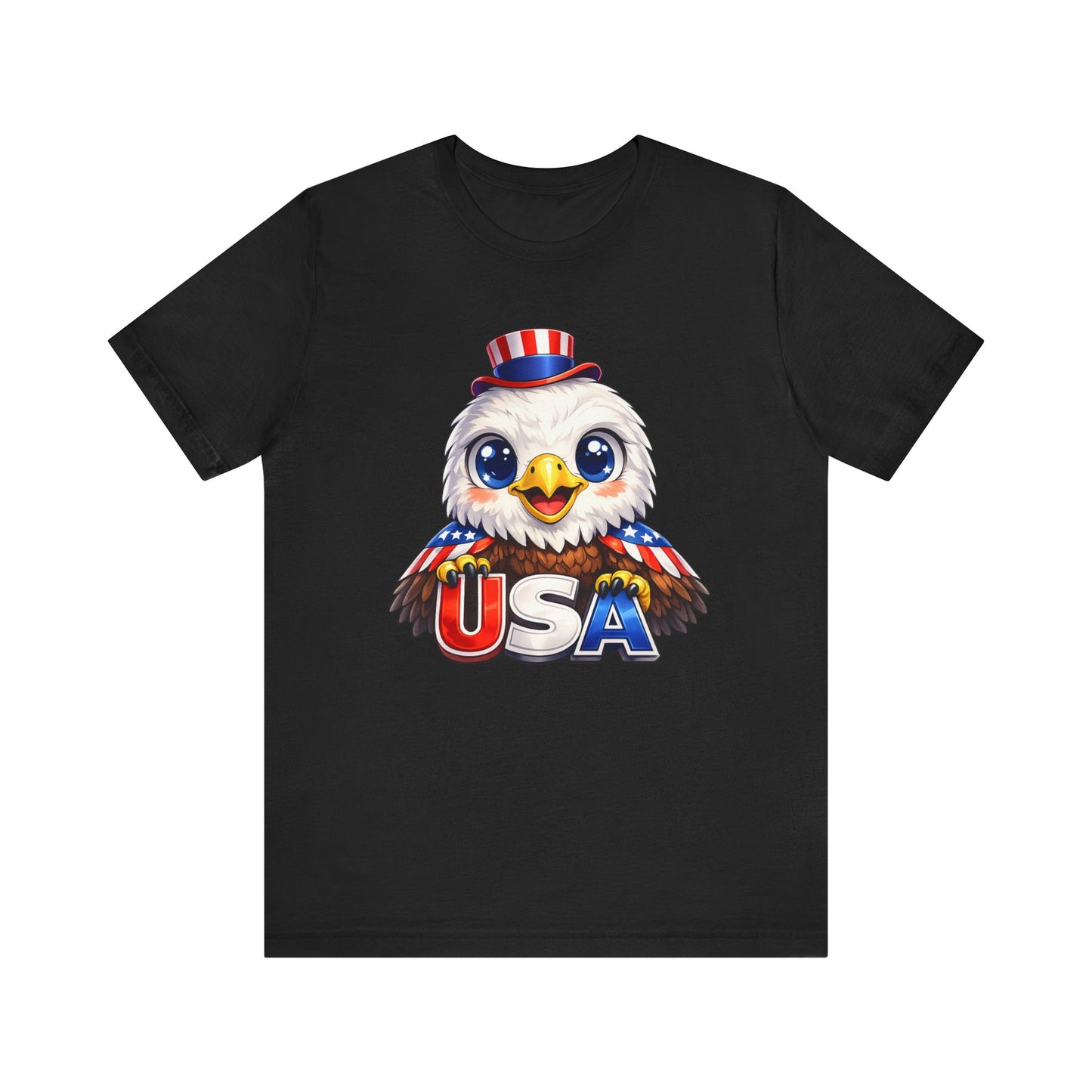 Cute USA Eagle Shirt, Patriotic Eagle T Shirt, Fourth Of July Shirt, American Flag Eagle Tee, Freedom Graphic Shirt, USA Pride Top