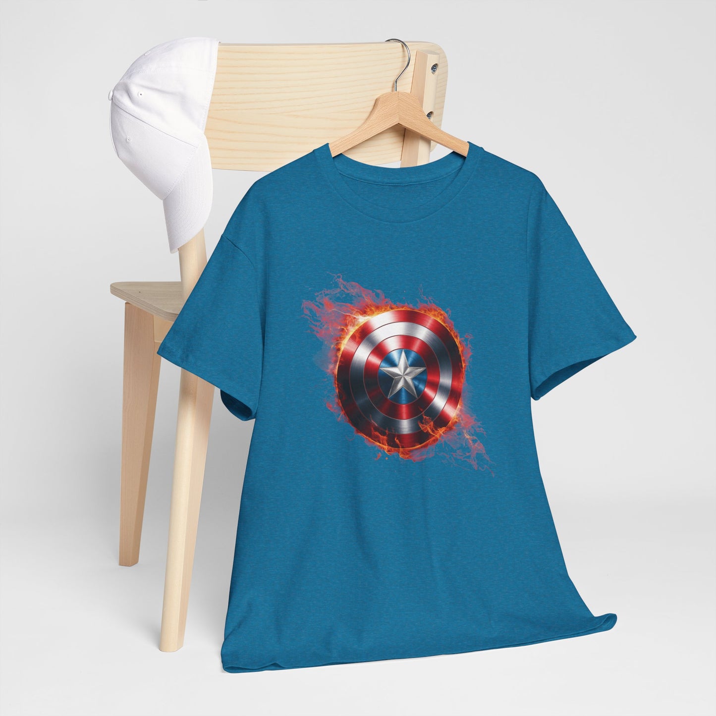 Captain America Flame Tee