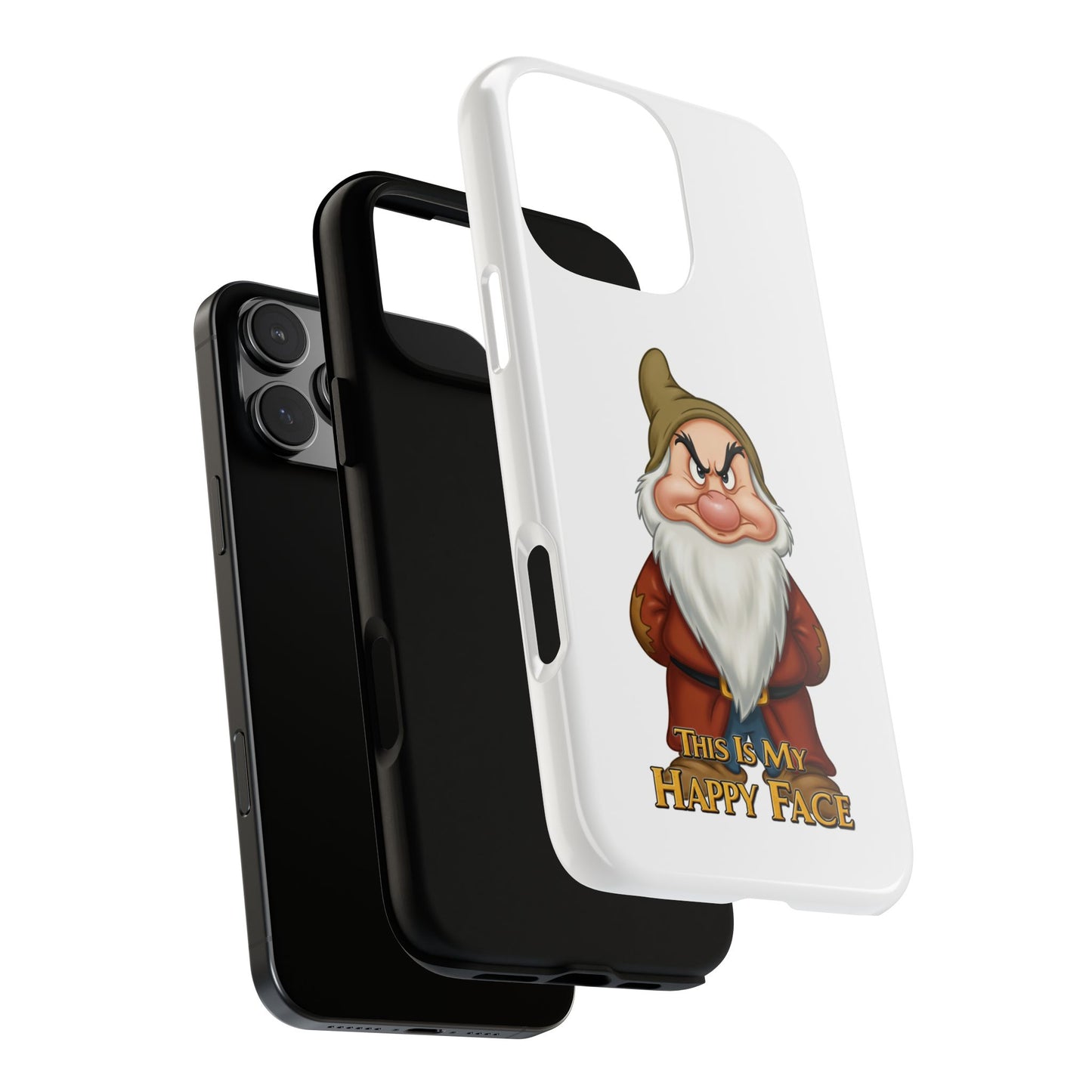 iPhone Case - Grumpy Dwarf 'This is My Happy Face'