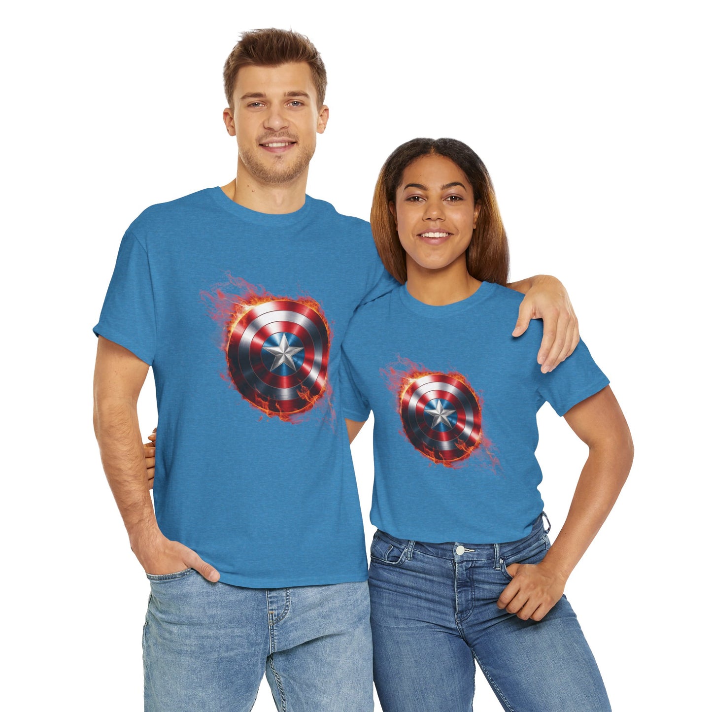 Captain America Flame Tee