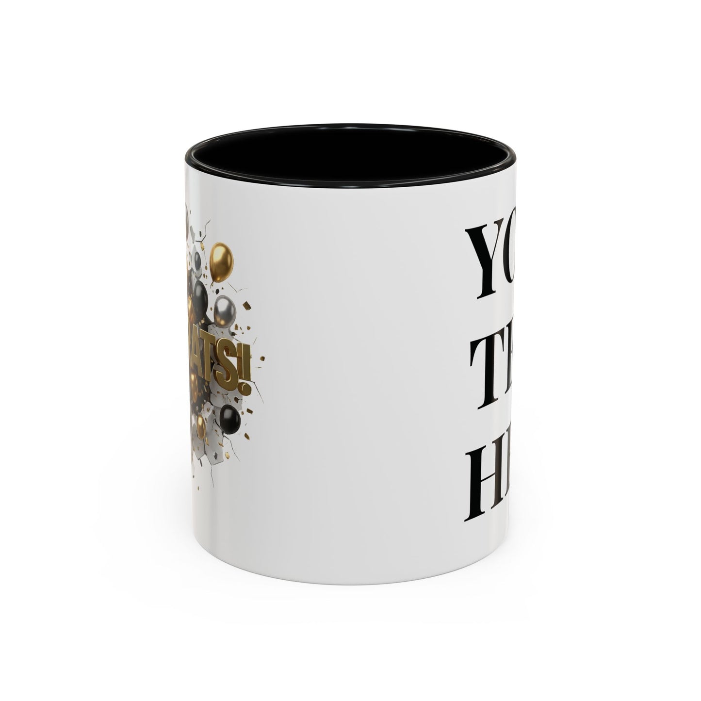 Personalized Congrats Mug, Custom Graduation Gift, Promotion Coffee Cup, New Dad Present, Teacher Appreciation Gift, Custom Name Cups