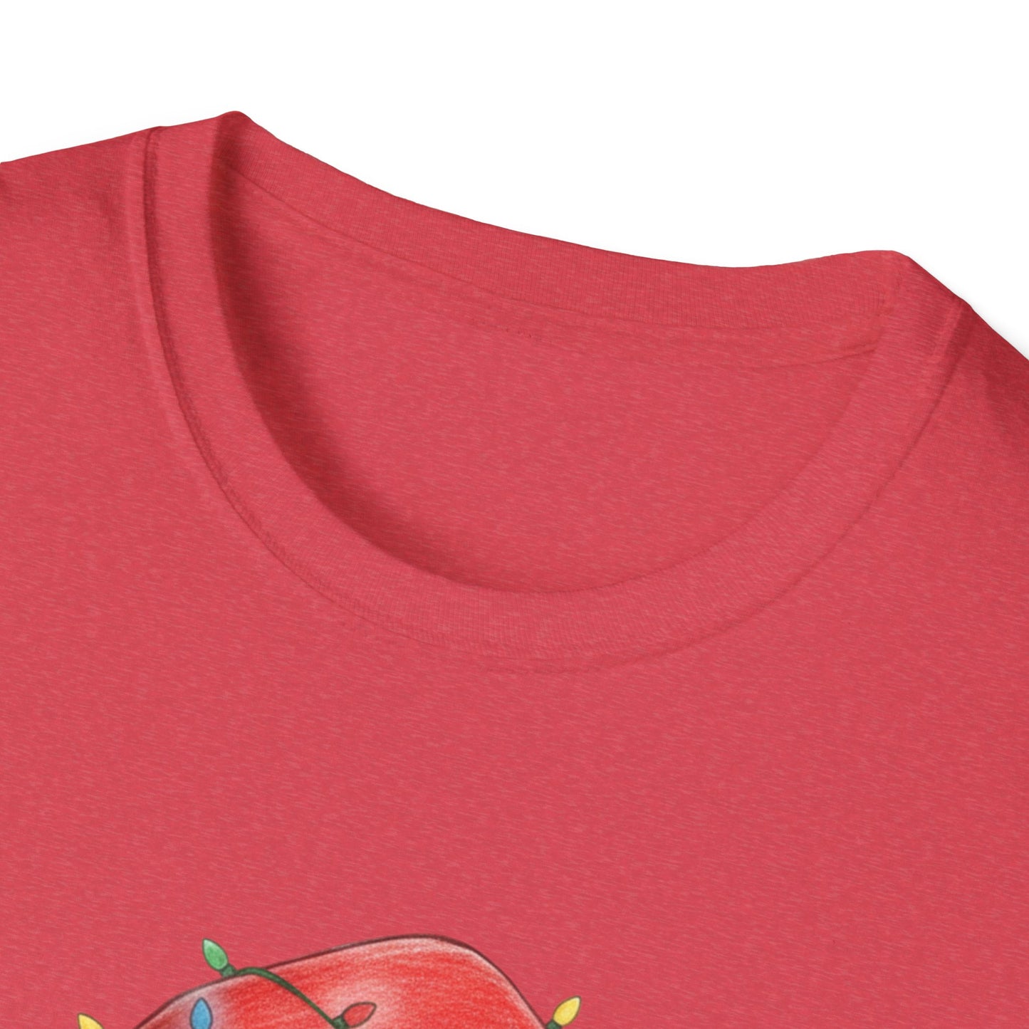 Santa Face Christmas Shirt, Vintage Santa T-Shirt, Santa With Christmas Lights Tee, Cute Christmas Graphic Tee, Holiday Santa Claus Shirt