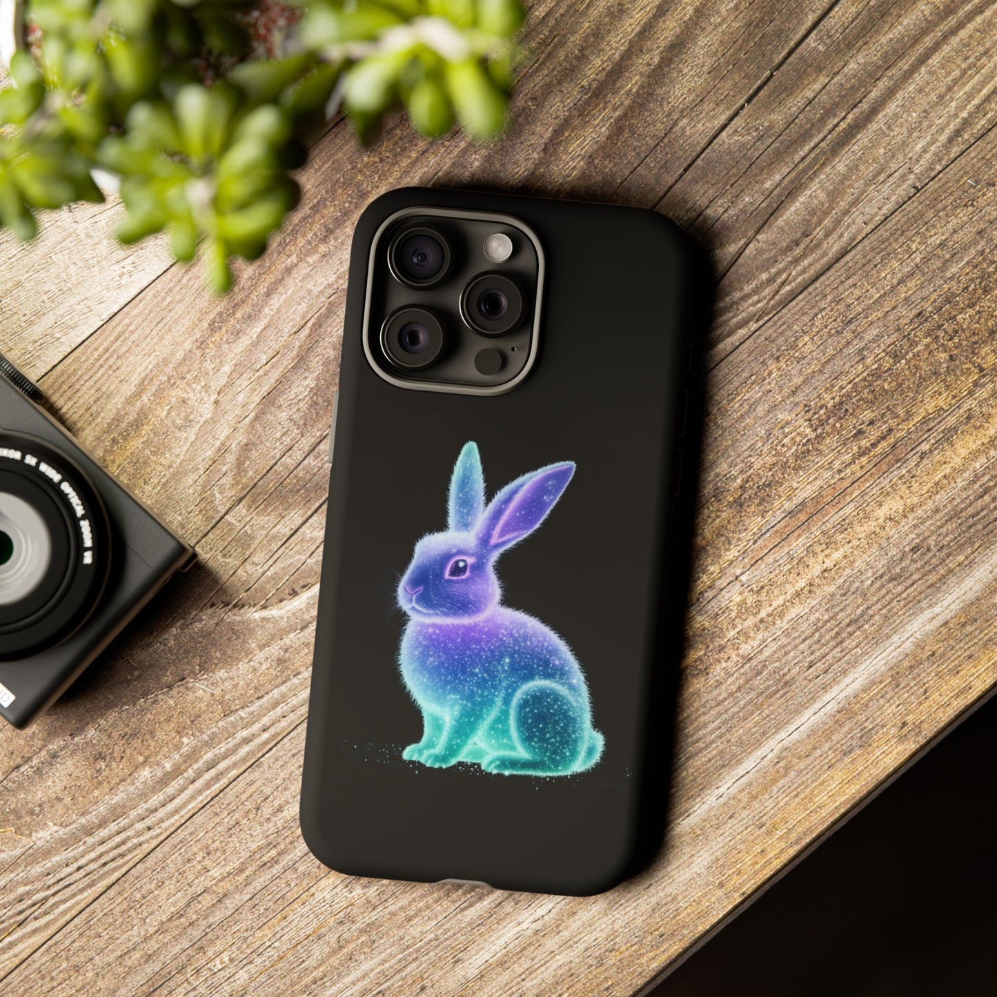 iPhone Case - Bioluminescent Easter Bunny Design