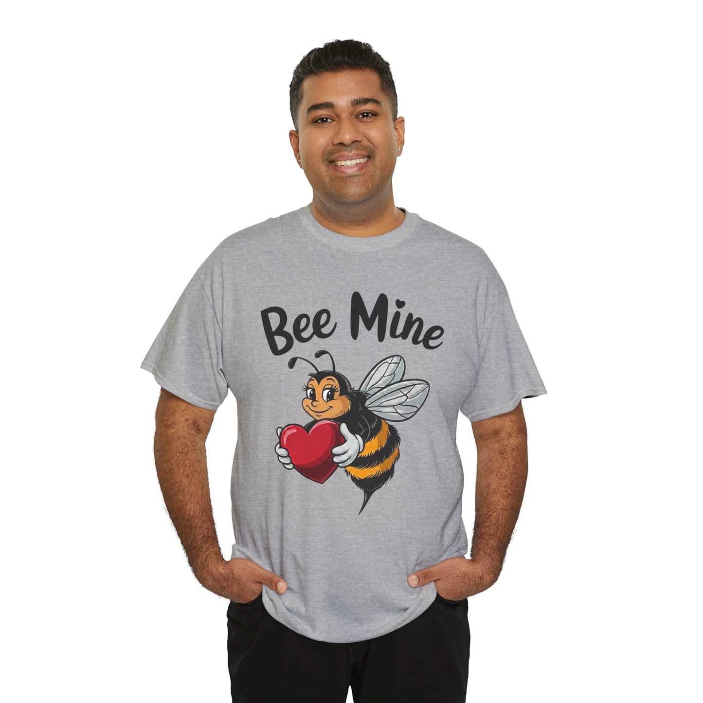 Bee Mine Shirt, Cute Valentine Shirt, Bee Love T Shirt, Funny Valentine Pun Tee, Heart Bee Graphic Shirt, Valentine Gift