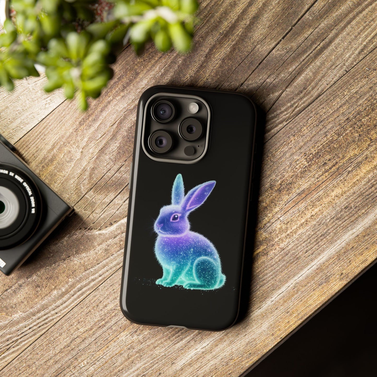 iPhone Case - Bioluminescent Easter Bunny Design