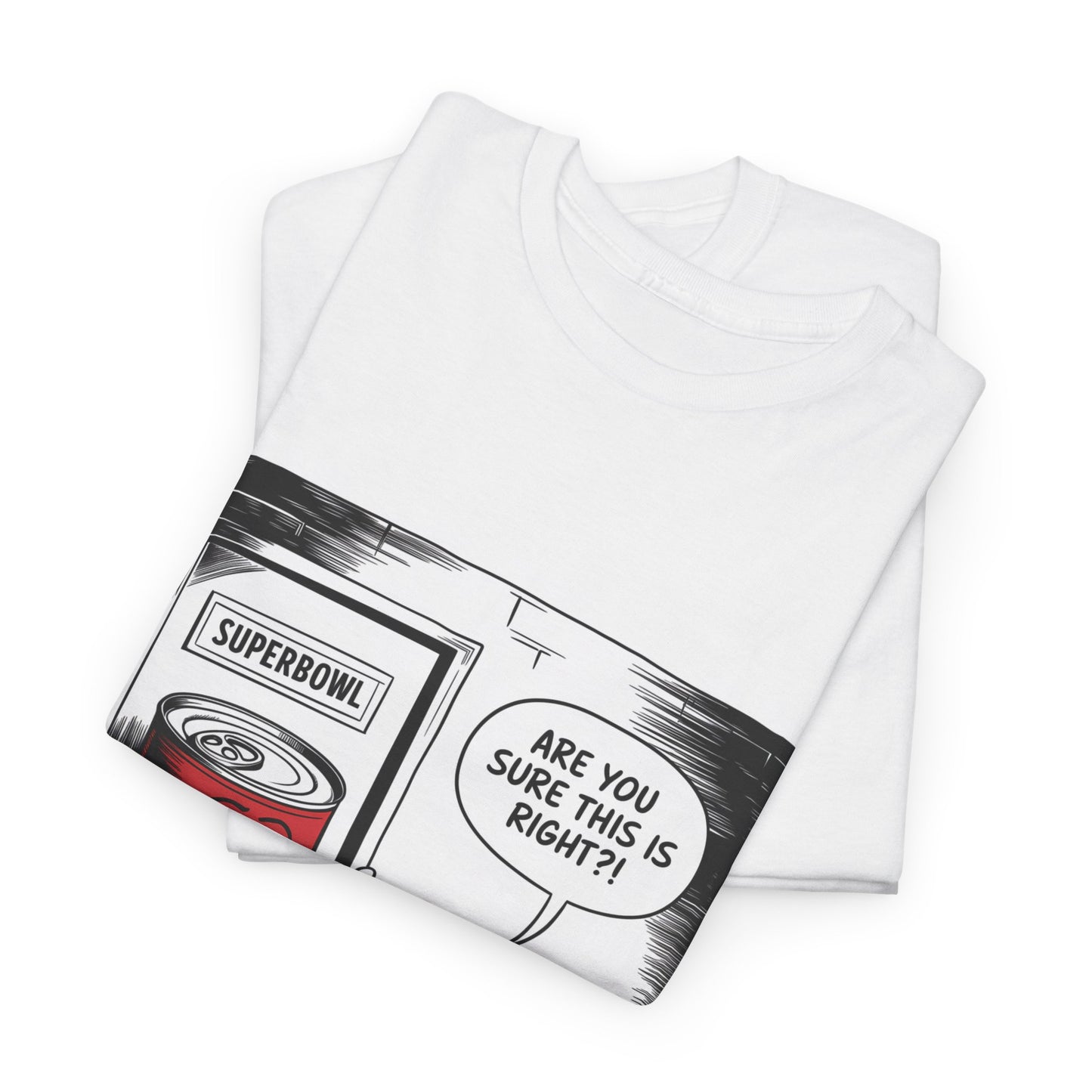 Comic Unisex Tee - Superbowl Design