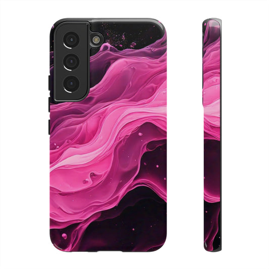 Samsung Galaxy Pink Paint Splash phone cover
