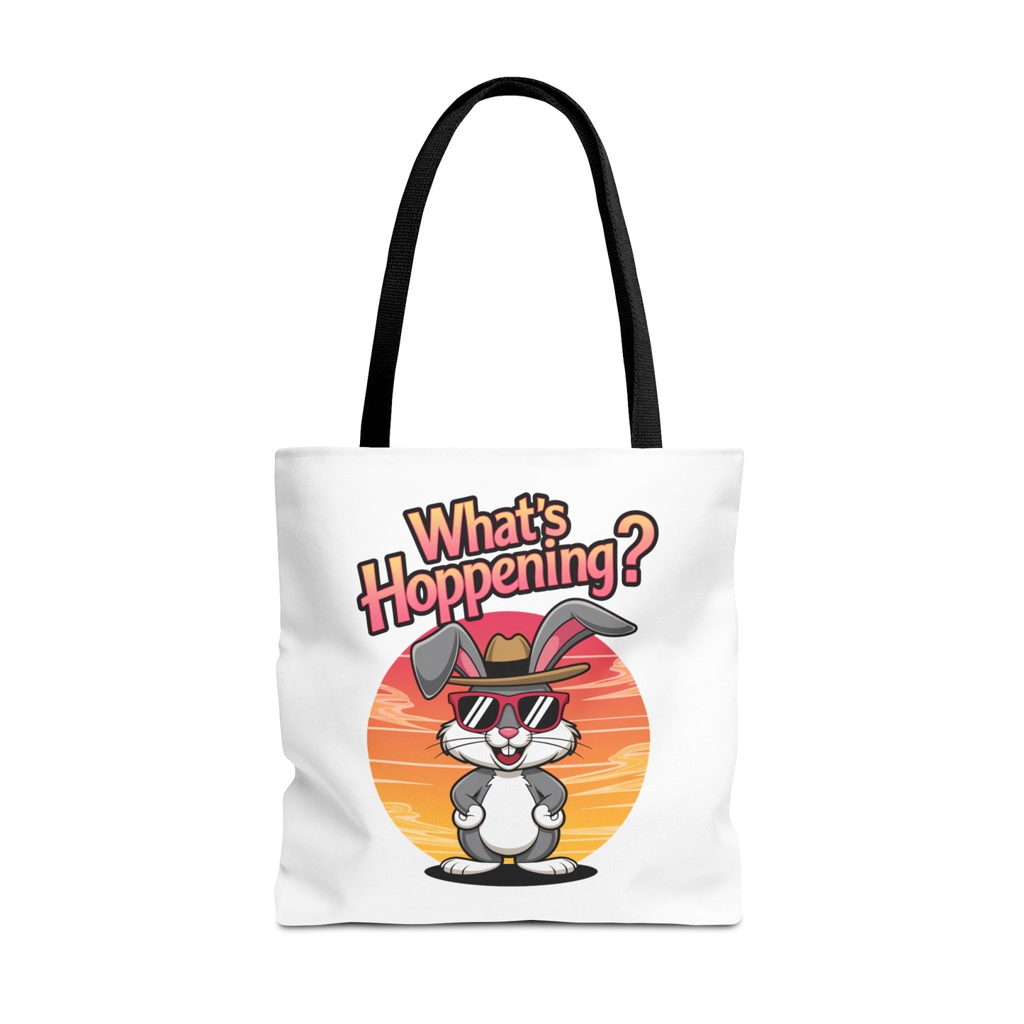 Bunny Tote Bag - 'What's Hoppening'