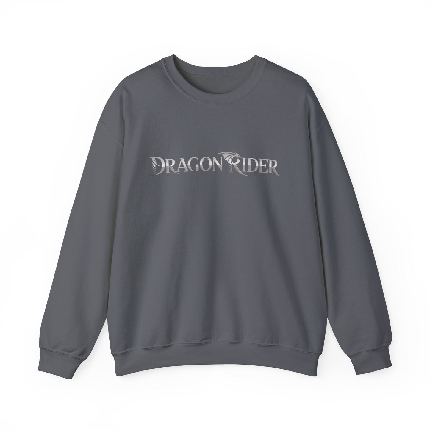 Dragon Rider Sweatshirt | Unisex Fantasy Gamer Crewneck | Nerdy Cozy Mythical Gift | Medieval Dragon Pullover | Geek Cosplay Style