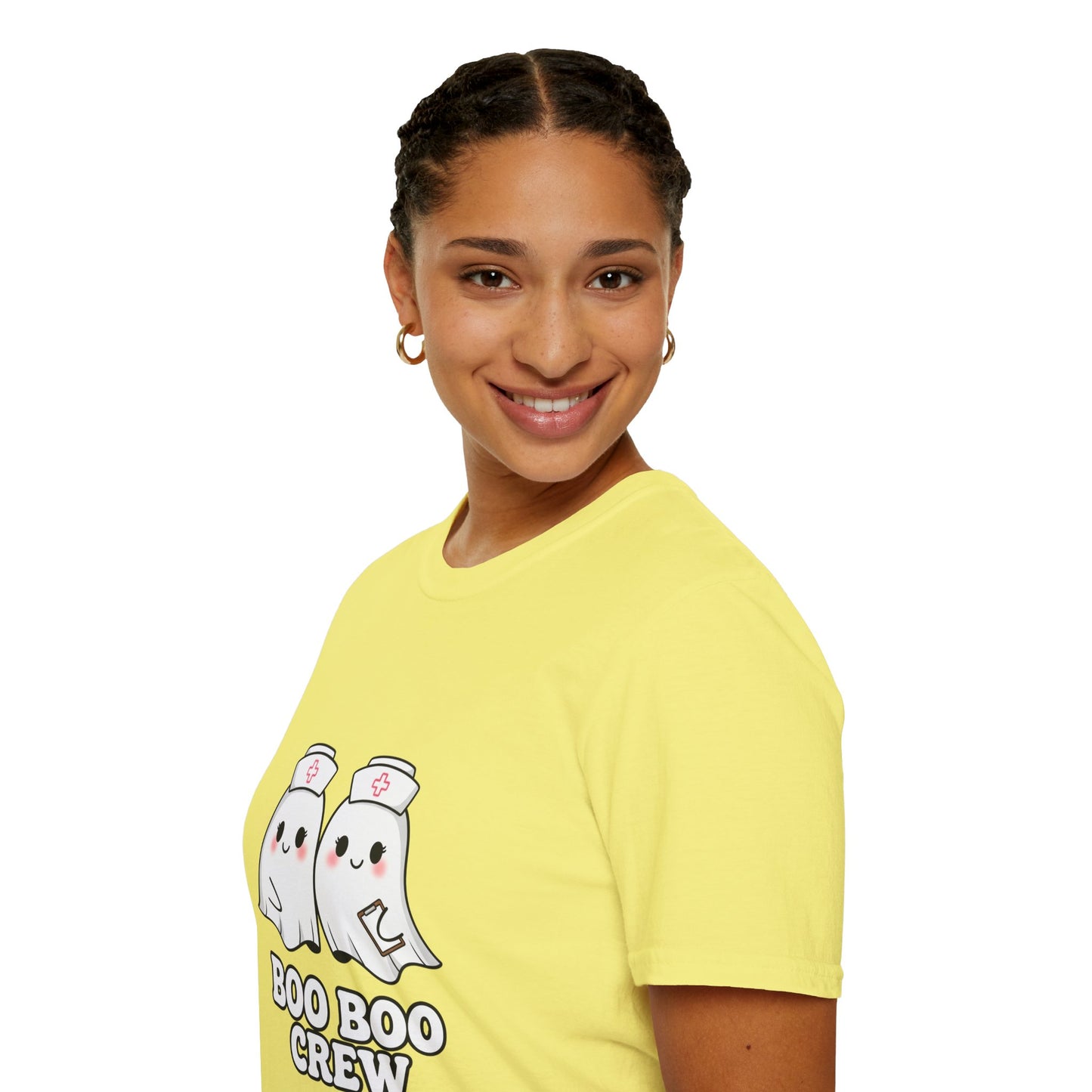Boo Boo Crew Nurse Ghost Funny T-Shirt | Cute Medical Ghost Tee | EMT Nurse Gift | Halloween Medical Humor | Staff Crew Tee Shirt